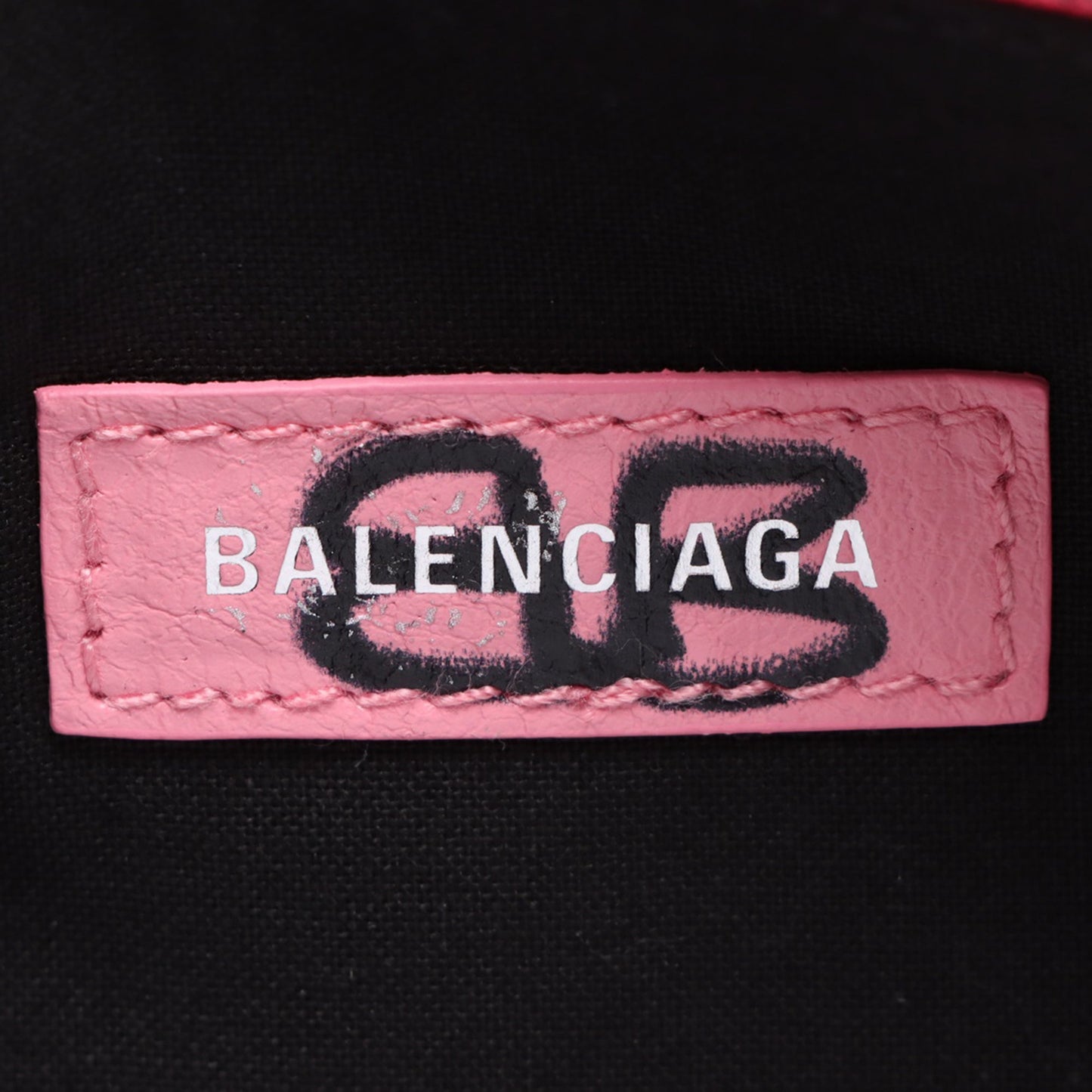 Balenciaga Lambskin Motocross Graffiti All Over Le Cagole XS