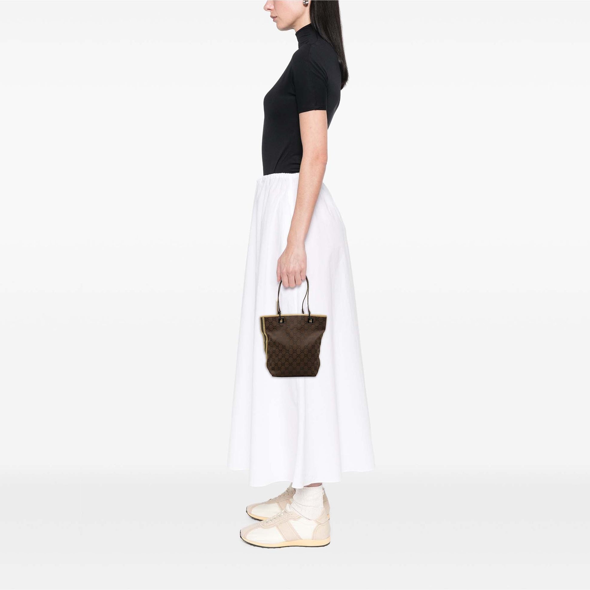 Gucci GG Canvas Web Shoulder Bag
