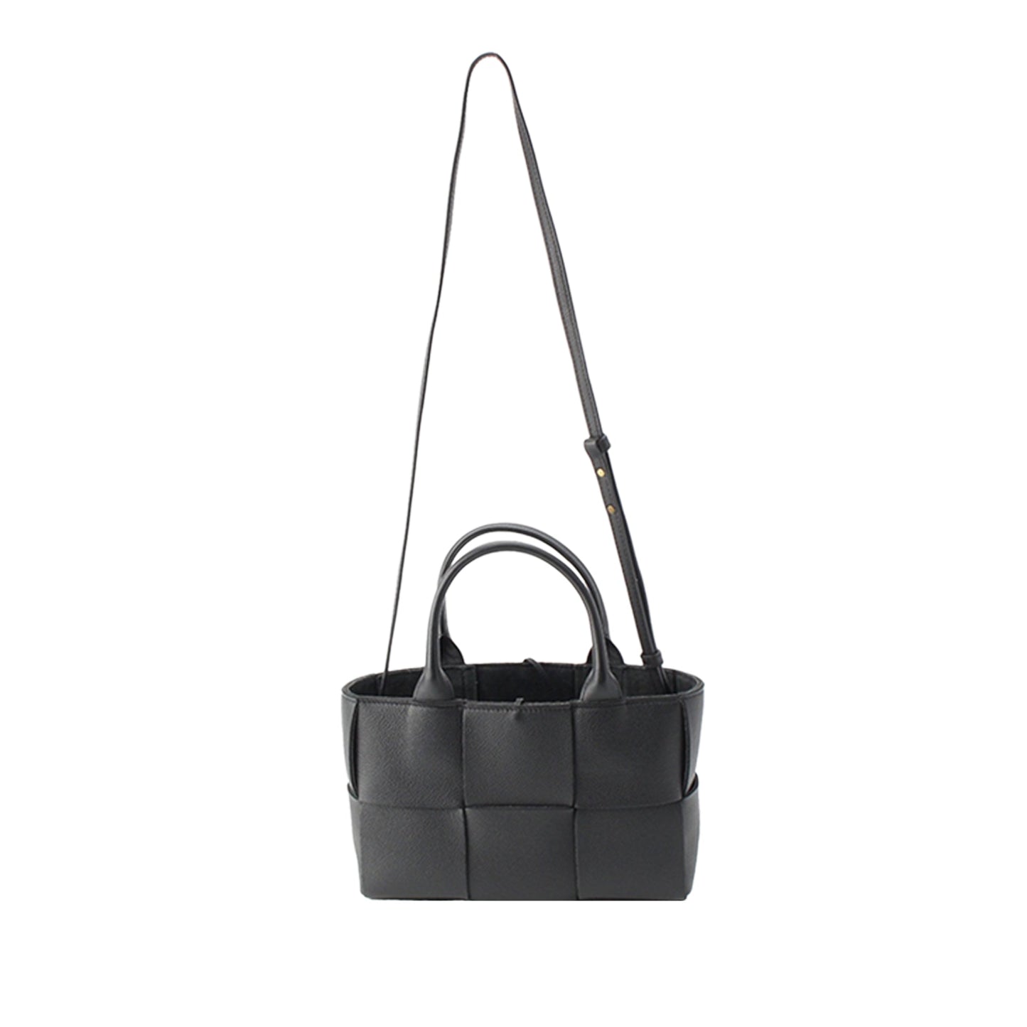 Bottega Veneta Mini Lambskin Intreccio Arco Tote