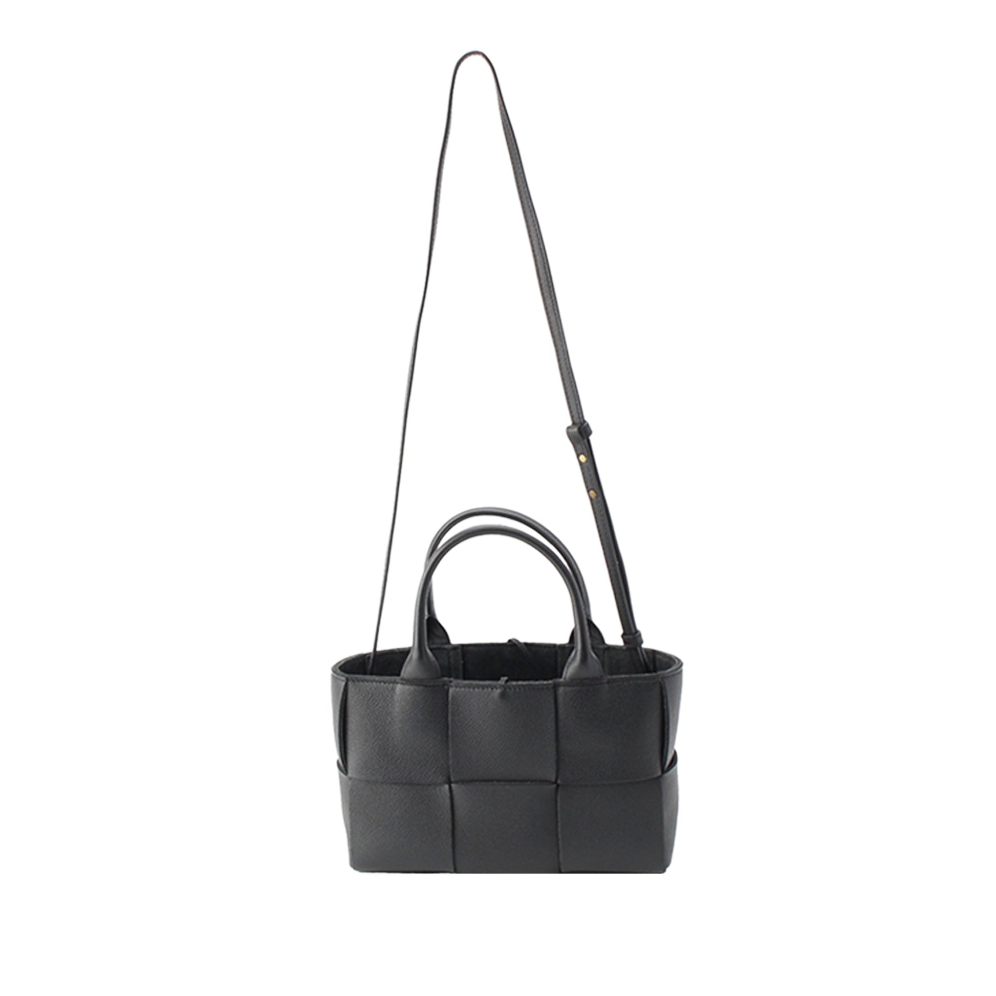 Bottega Veneta Mini Lambskin Intreccio Arco Tote