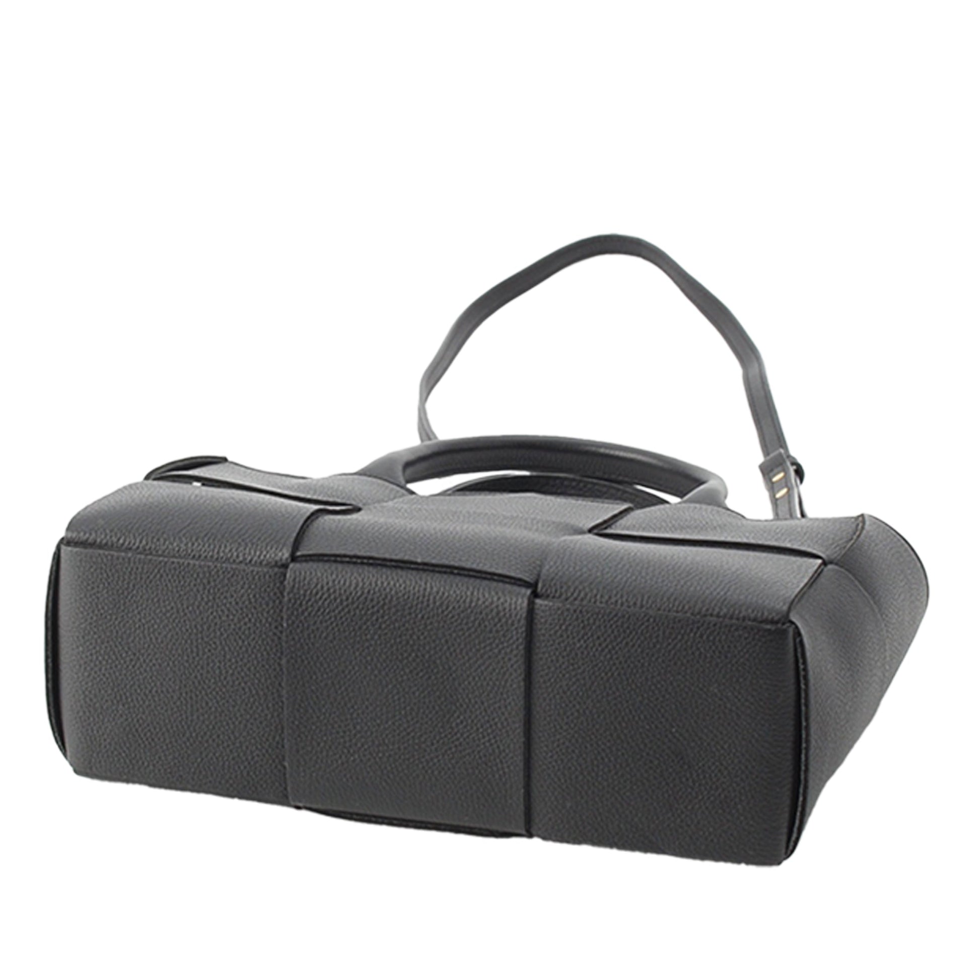 Bottega Veneta Mini Lambskin Intreccio Arco Tote