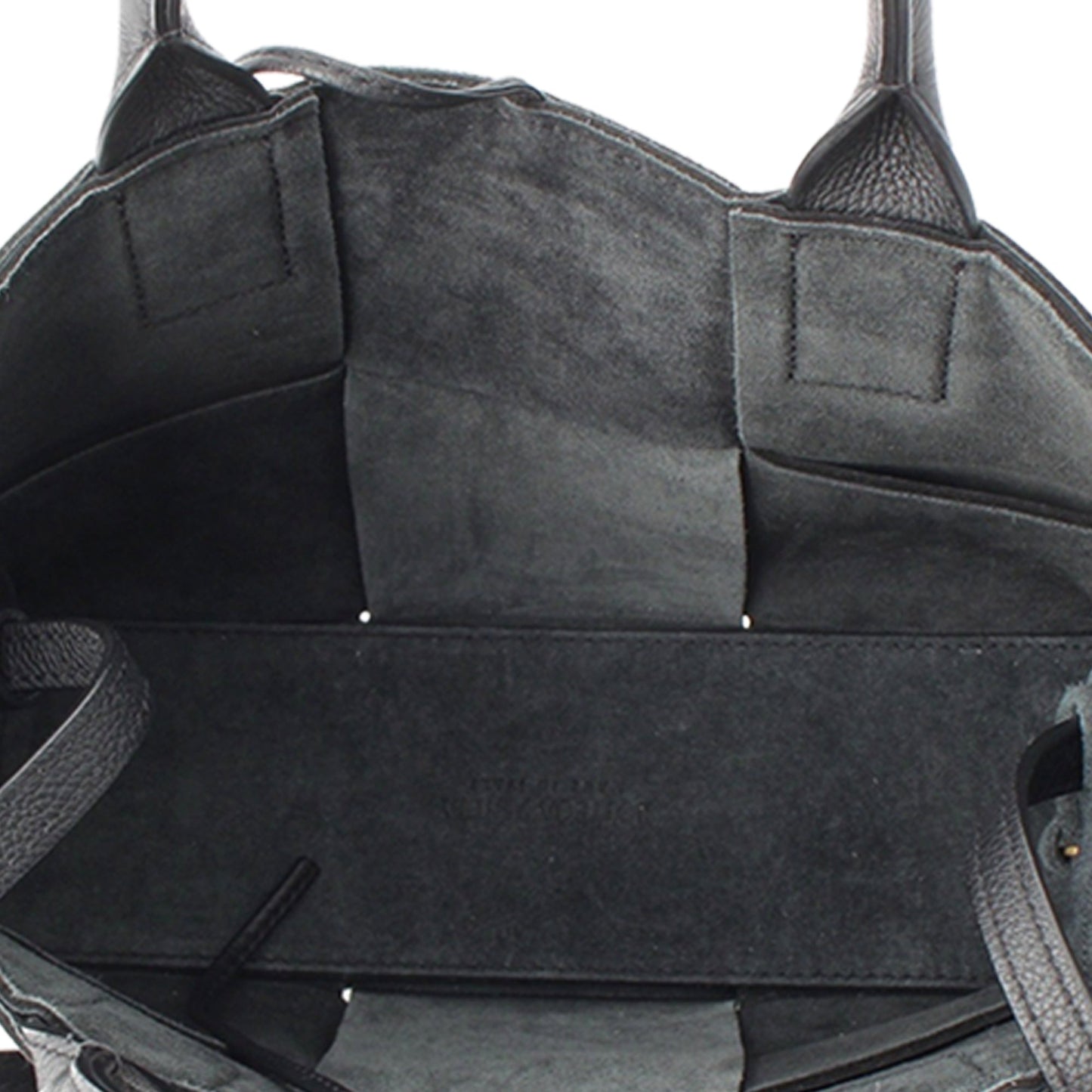 Bottega Veneta Mini Lambskin Intreccio Arco Tote