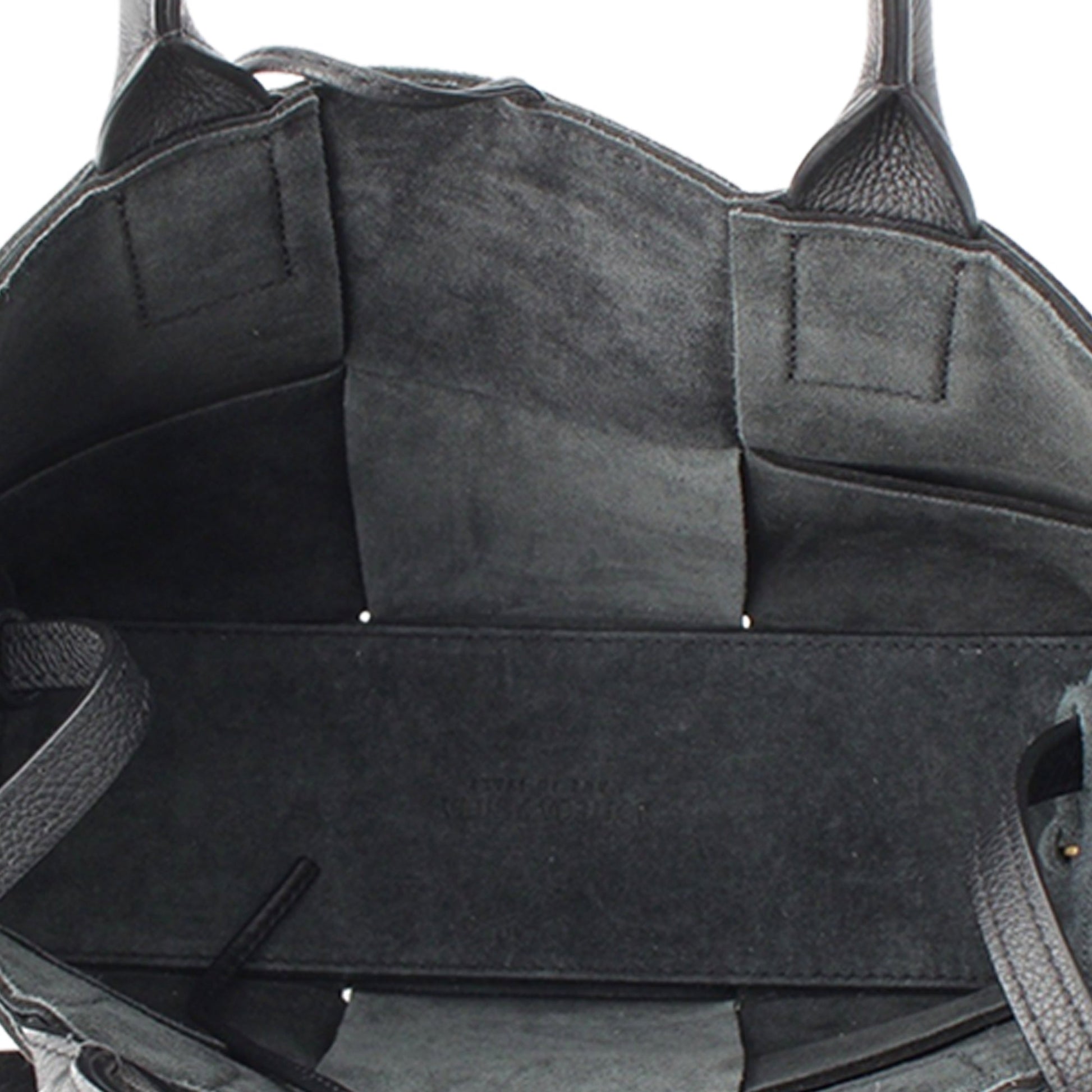 Bottega Veneta Mini Lambskin Intreccio Arco Tote