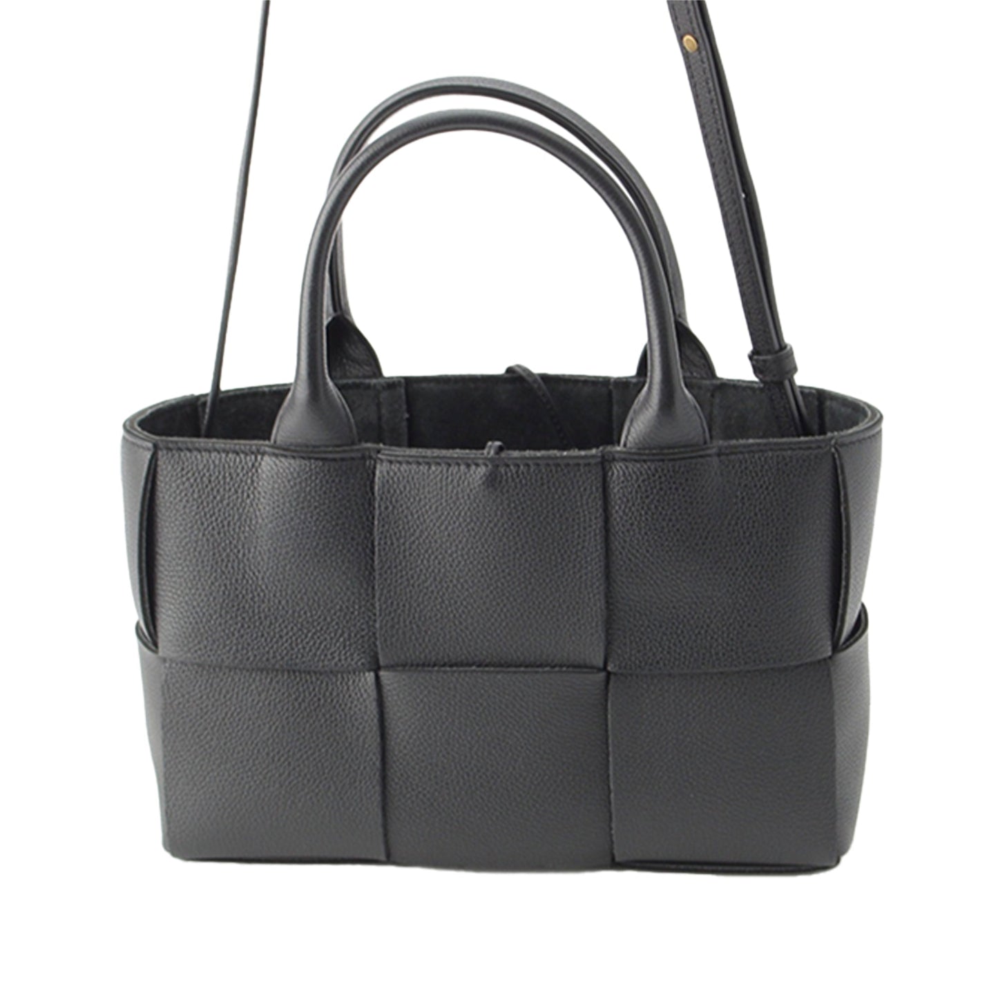 Bottega Veneta Mini Lambskin Intreccio Arco Tote