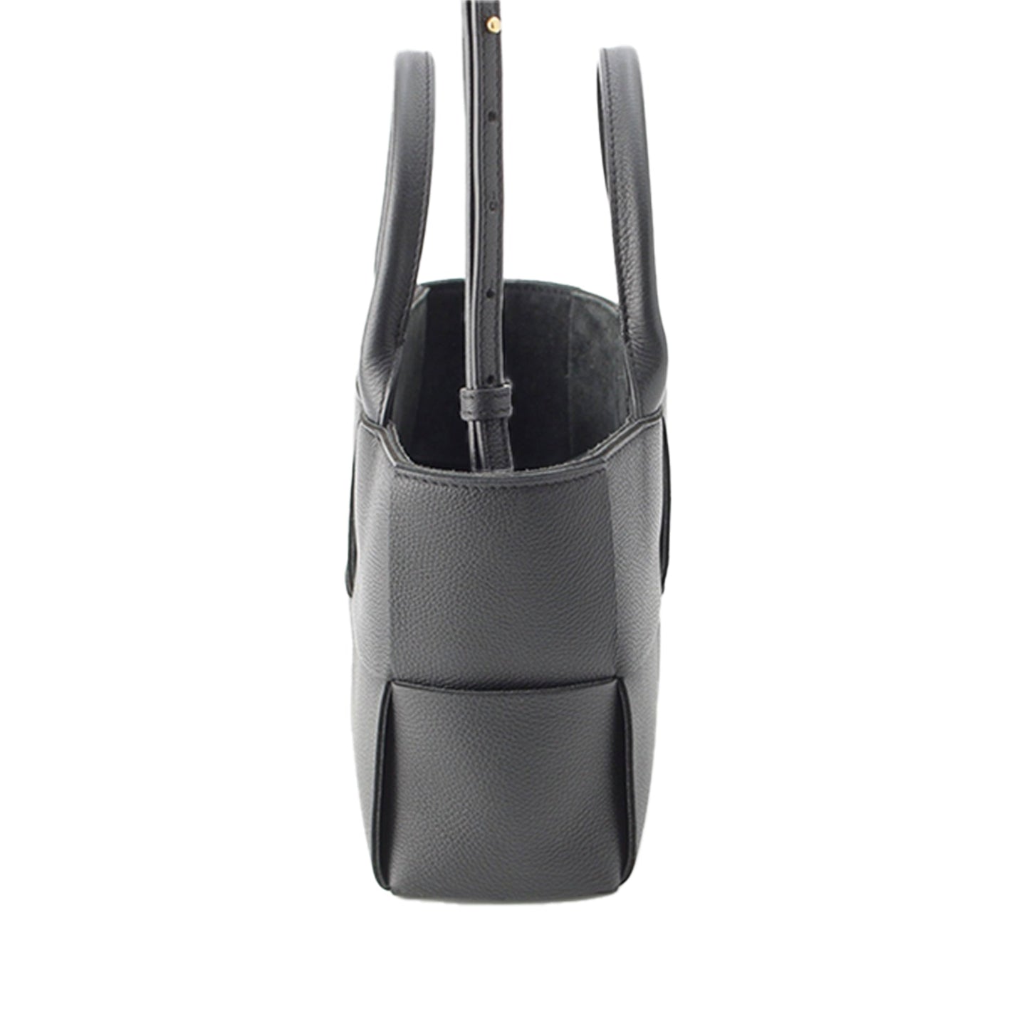 Bottega Veneta Mini Lambskin Intreccio Arco Tote
