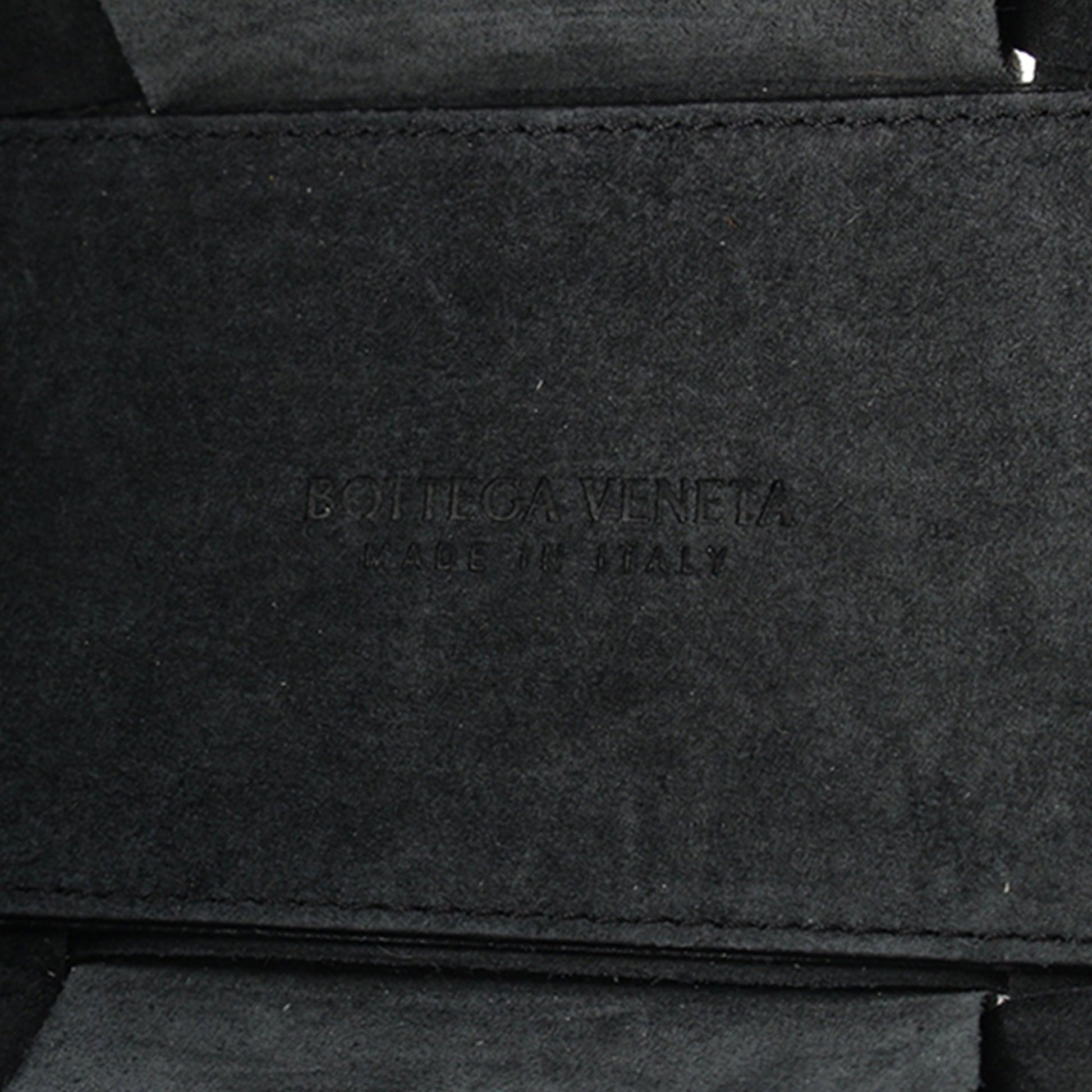 Bottega Veneta Mini Lambskin Intreccio Arco Tote