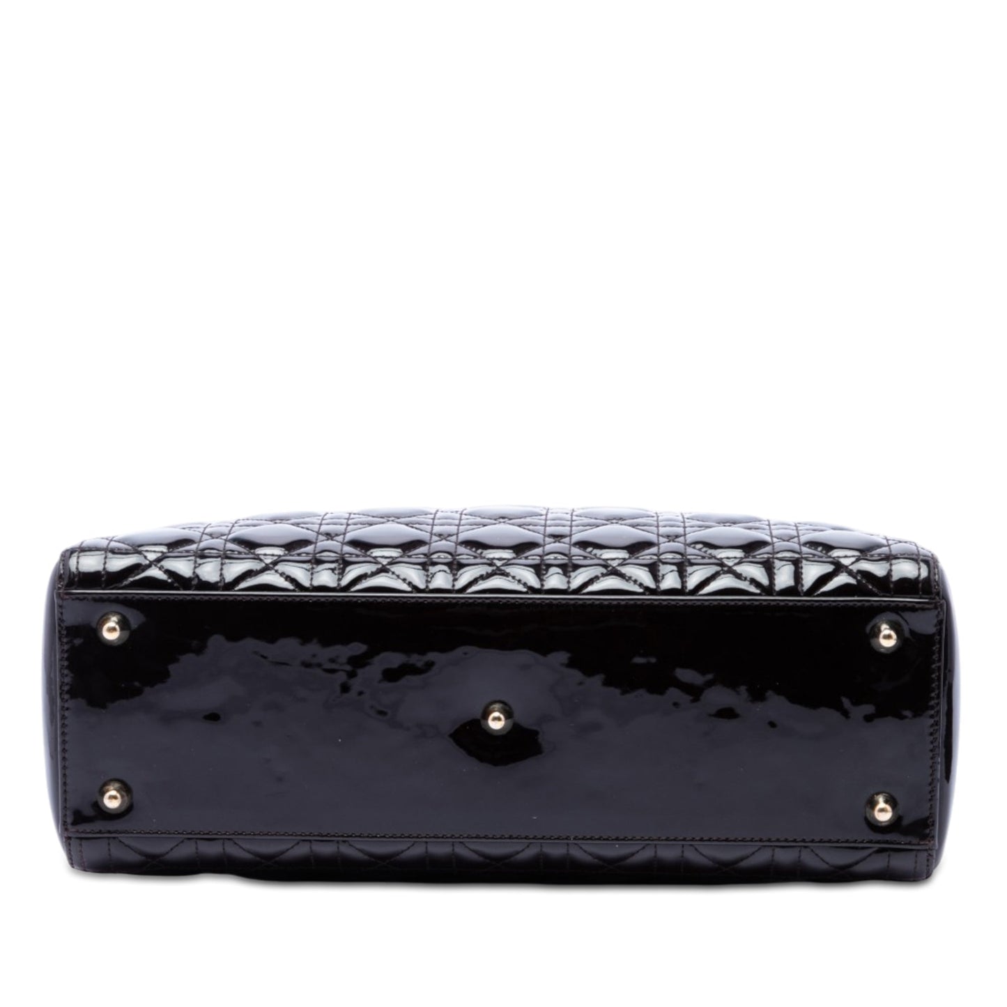 Dior Large Patent Cannage Lady Dior