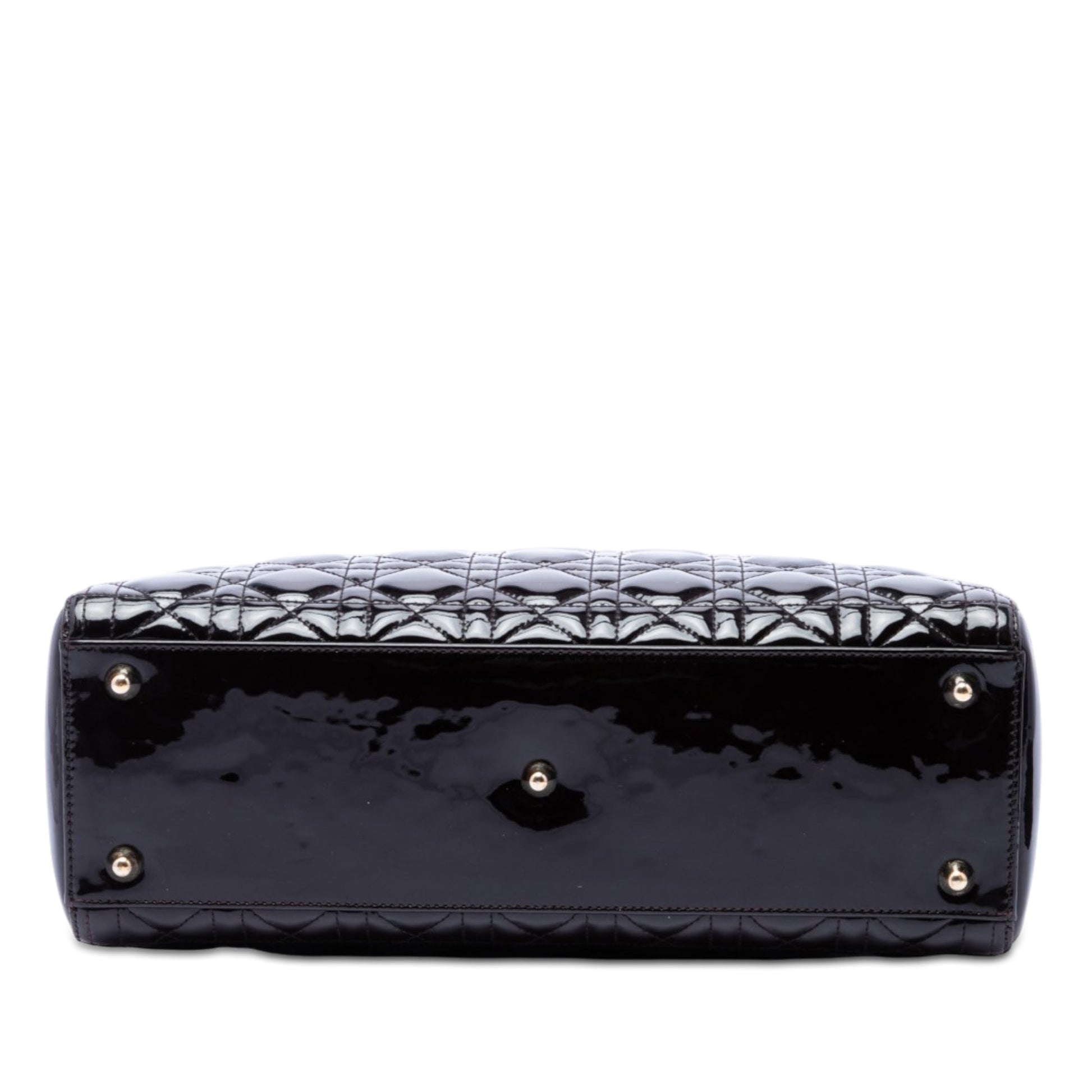Dior Large Patent Cannage Lady Dior