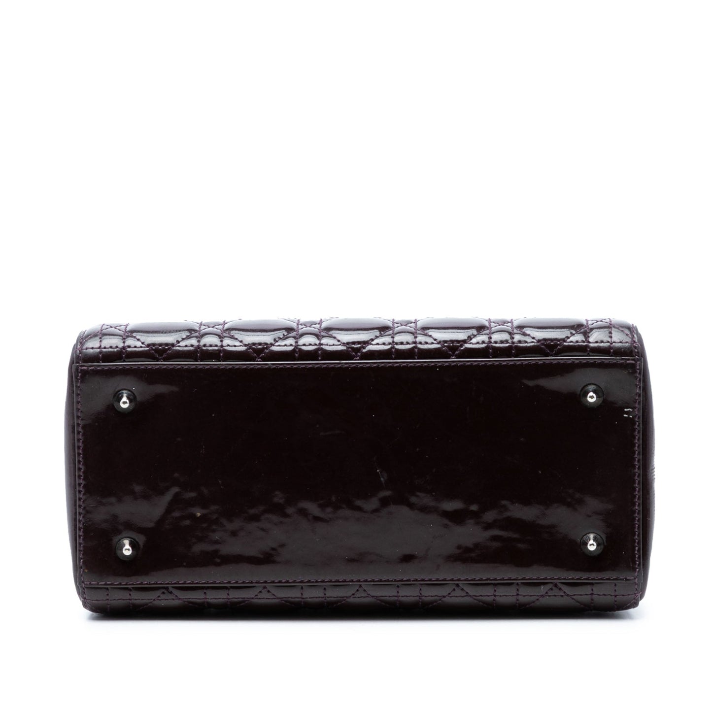 Dior Medium Patent Cannage Lady Dior