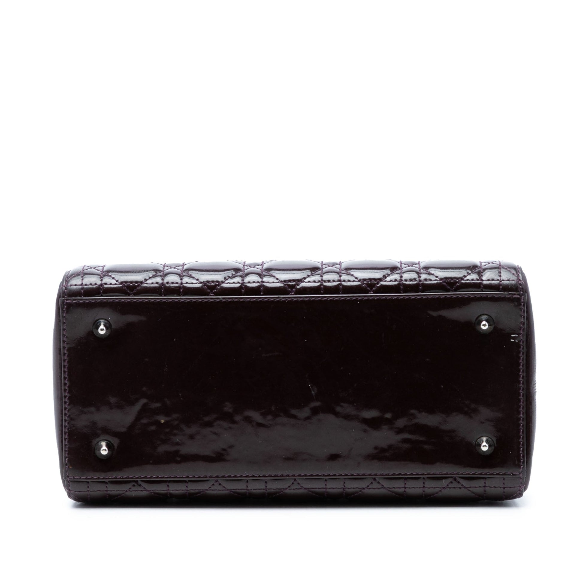 Dior Medium Patent Cannage Lady Dior