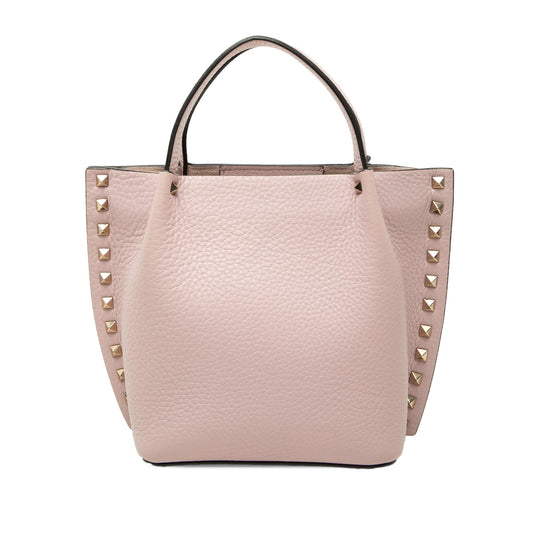 Valentino Small Leather Rockstud Satchel
