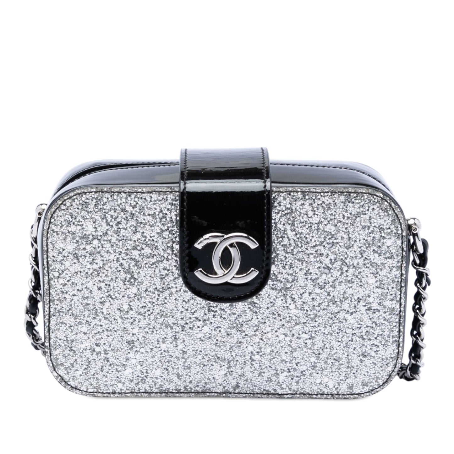 Chanel Glitter Patent Evening On The Moon Camera Case