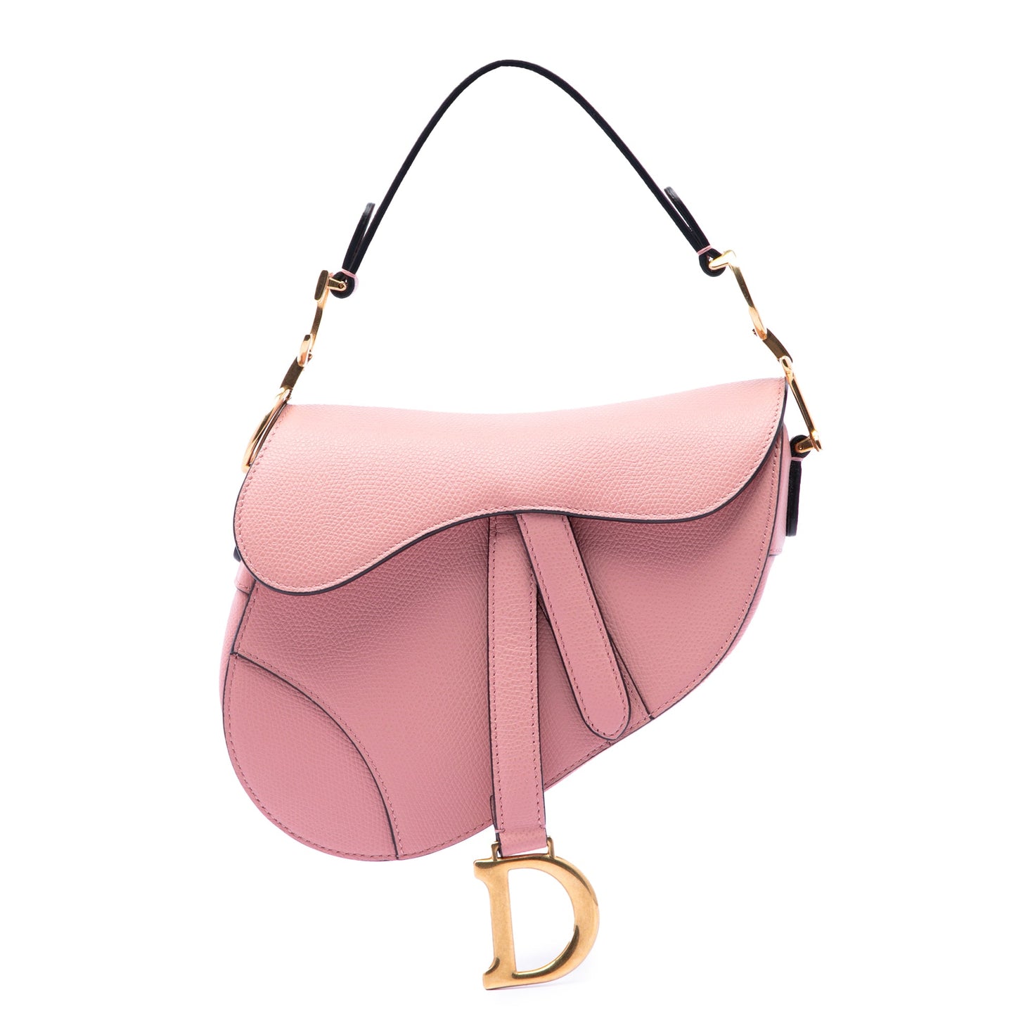 Dior Mini Grained Calfskin Saddle Bag