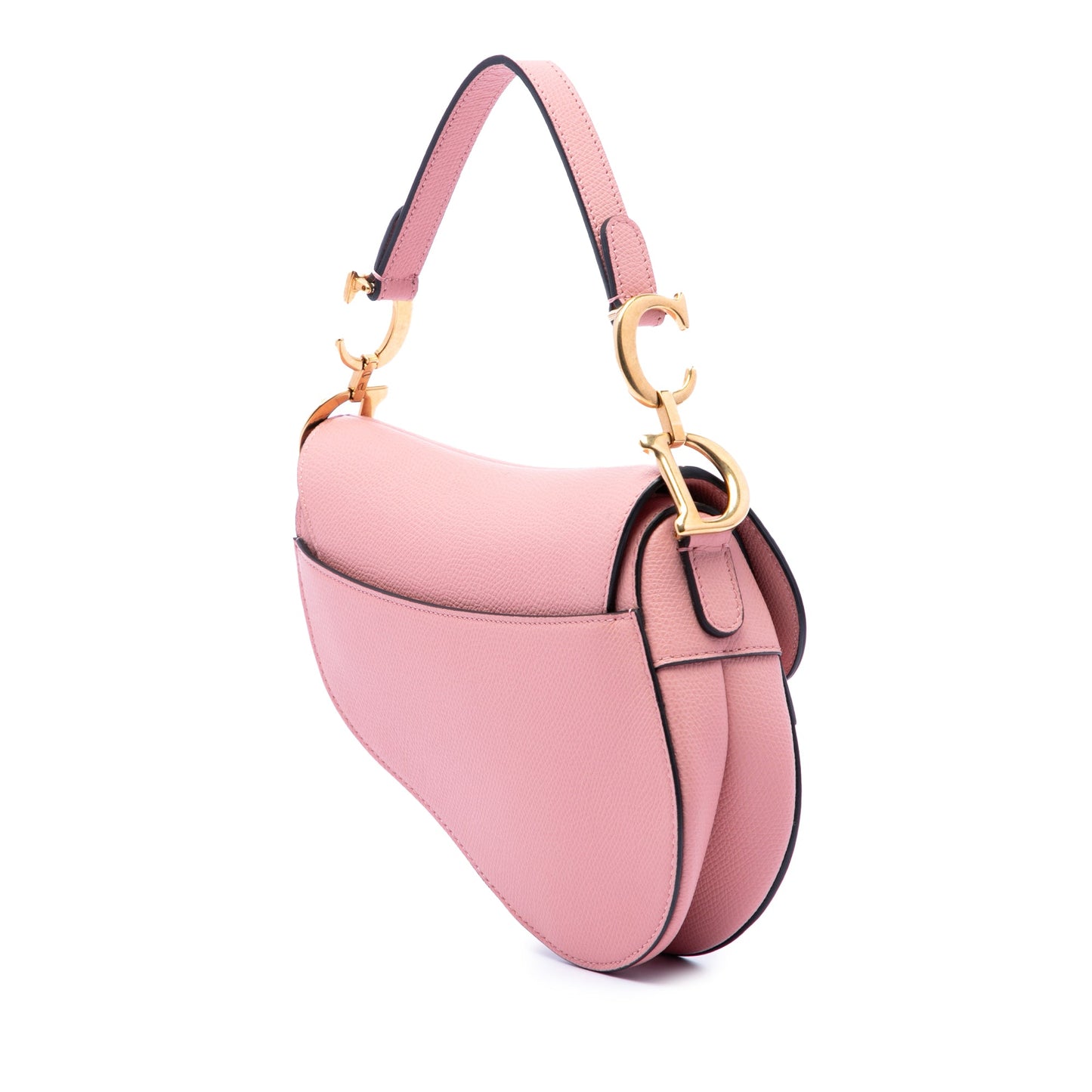 Dior Mini Grained Calfskin Saddle Bag