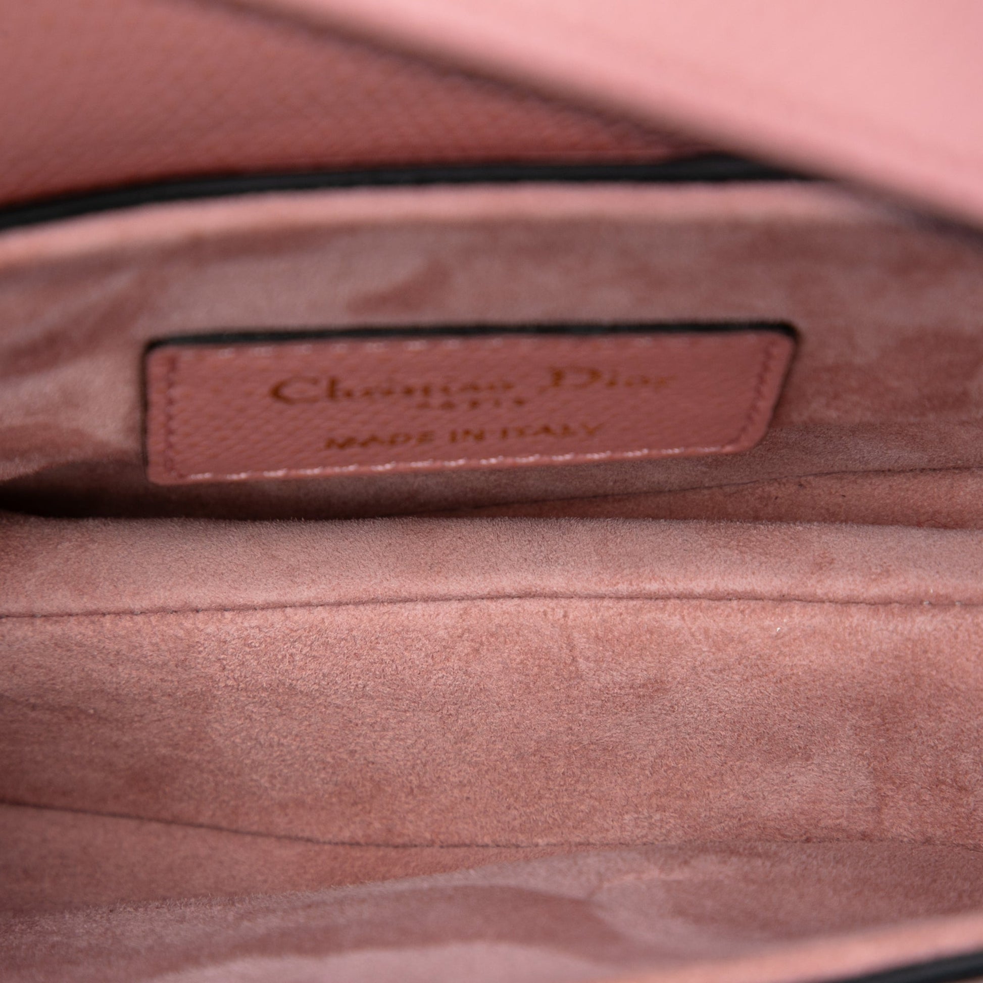 Dior Mini Grained Calfskin Saddle Bag