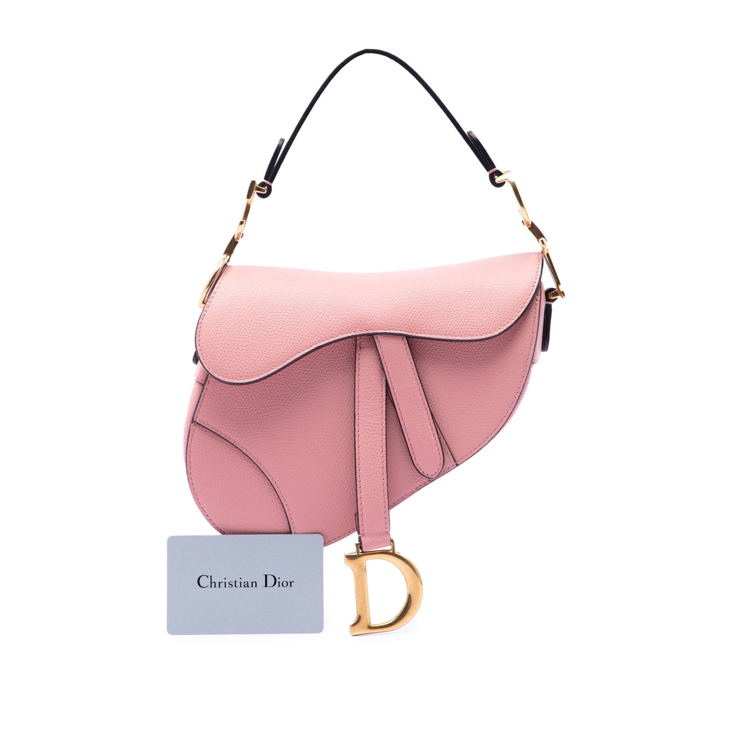 Dior Mini Grained Calfskin Saddle Bag