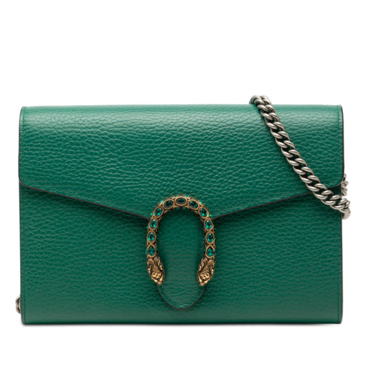 Gucci Leather Dionysus Wallet on Chain