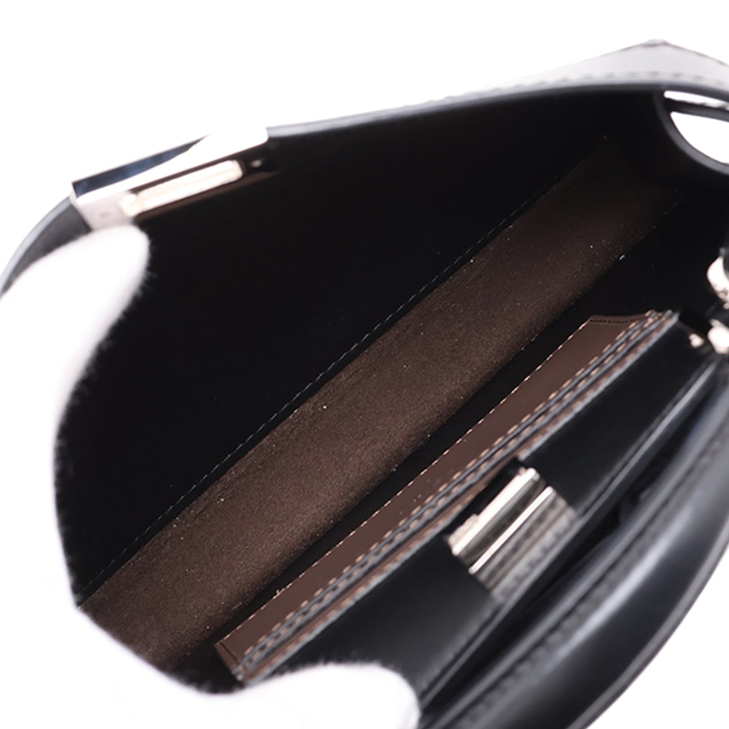 Fendi Mini Zucca Canvas Peekaboo ISeeU Satchel