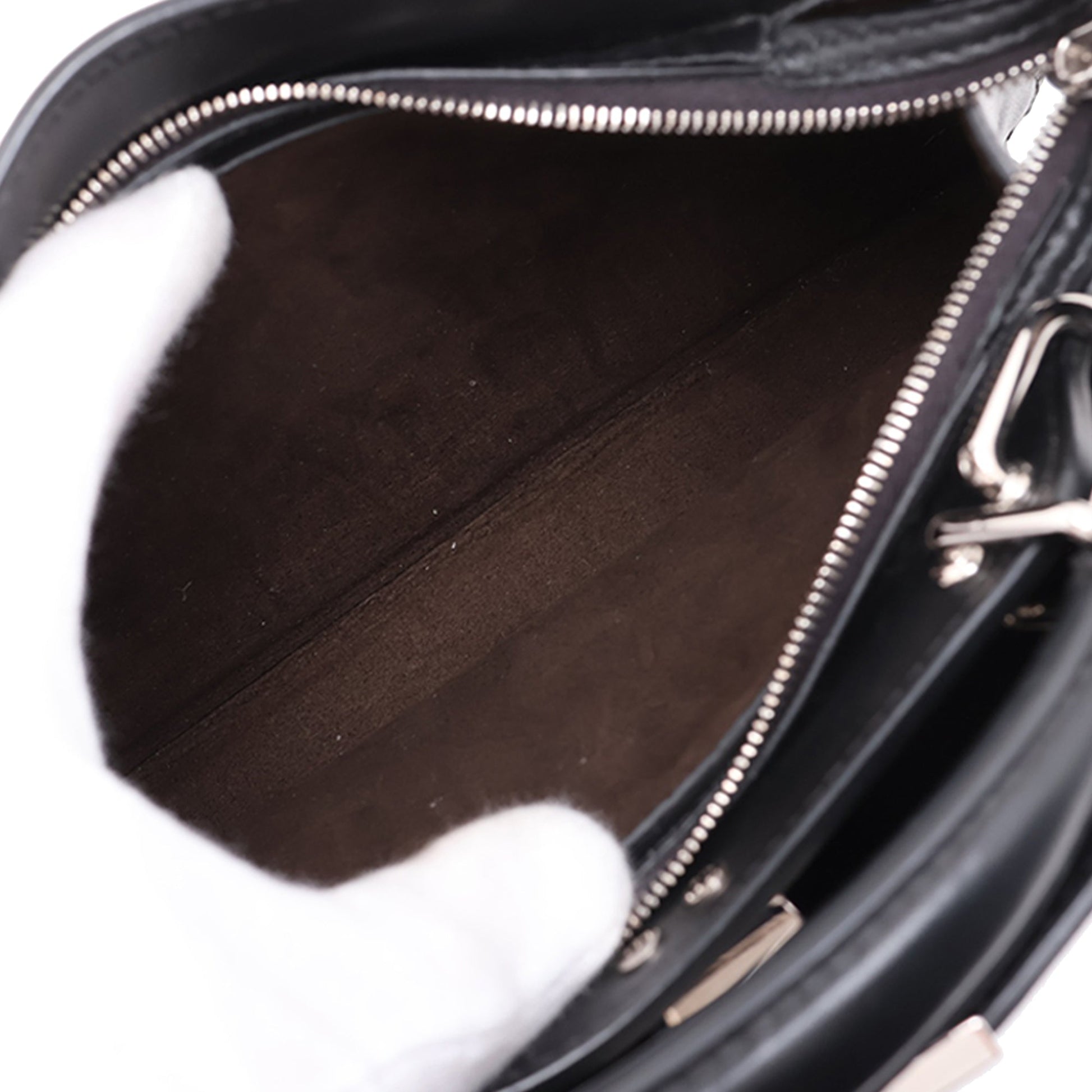 Fendi Mini Zucca Canvas Peekaboo ISeeU Satchel