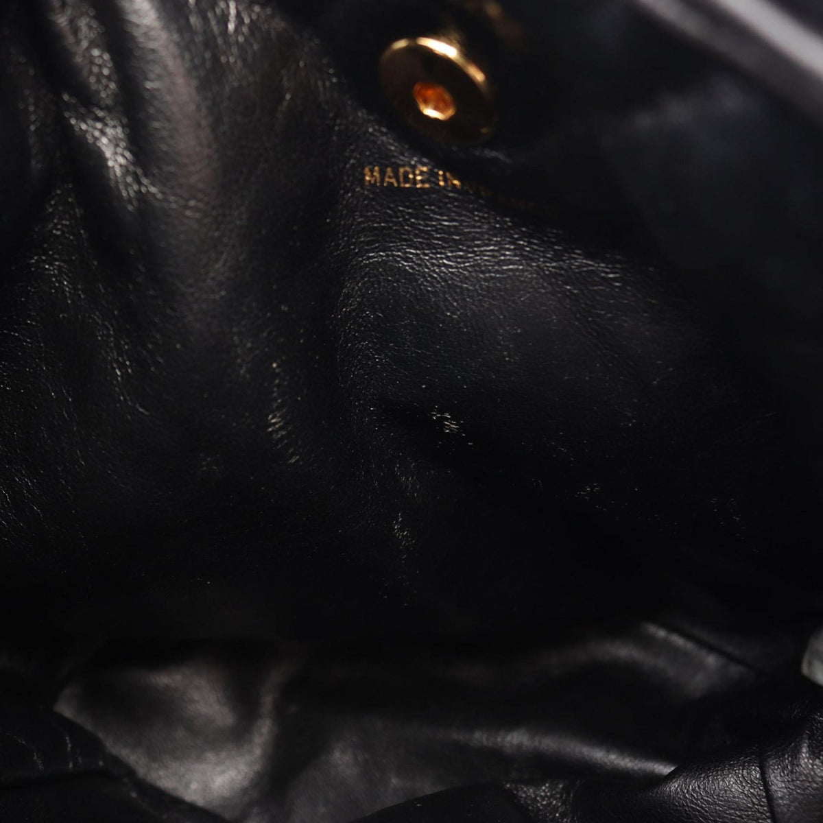 Chanel CC Quilted Lambskin Backpack — Black