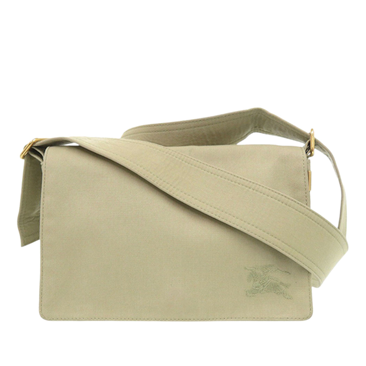 Burberry Canvas Crossbody Bag — Beige