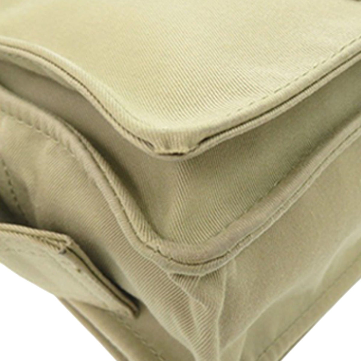 Burberry Canvas Crossbody Bag — Beige