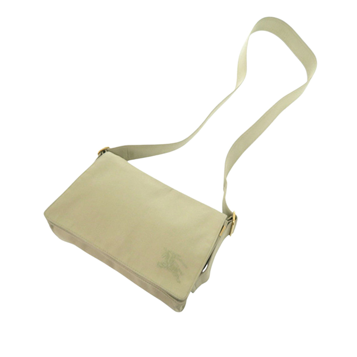 Burberry Canvas Crossbody Bag — Beige