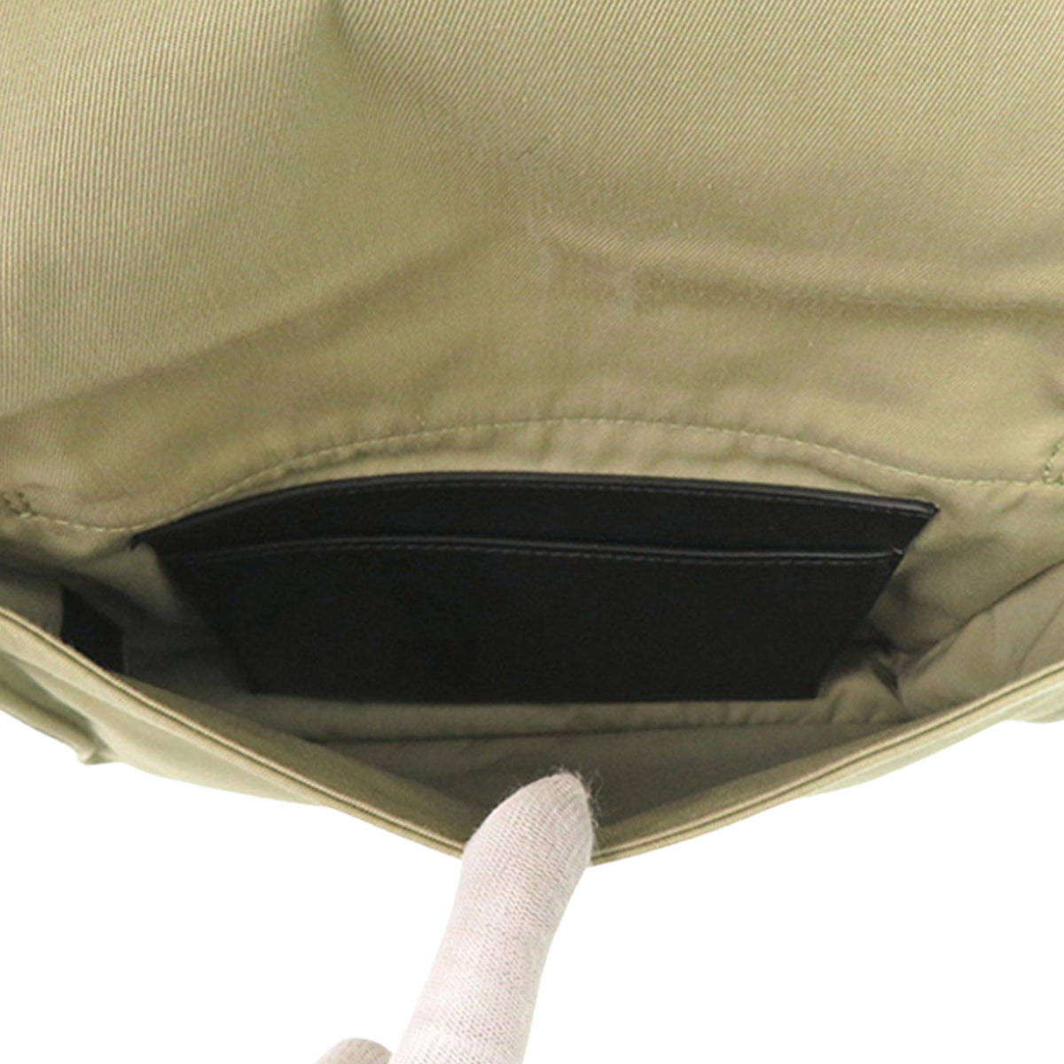 Burberry Canvas Crossbody Bag — Beige