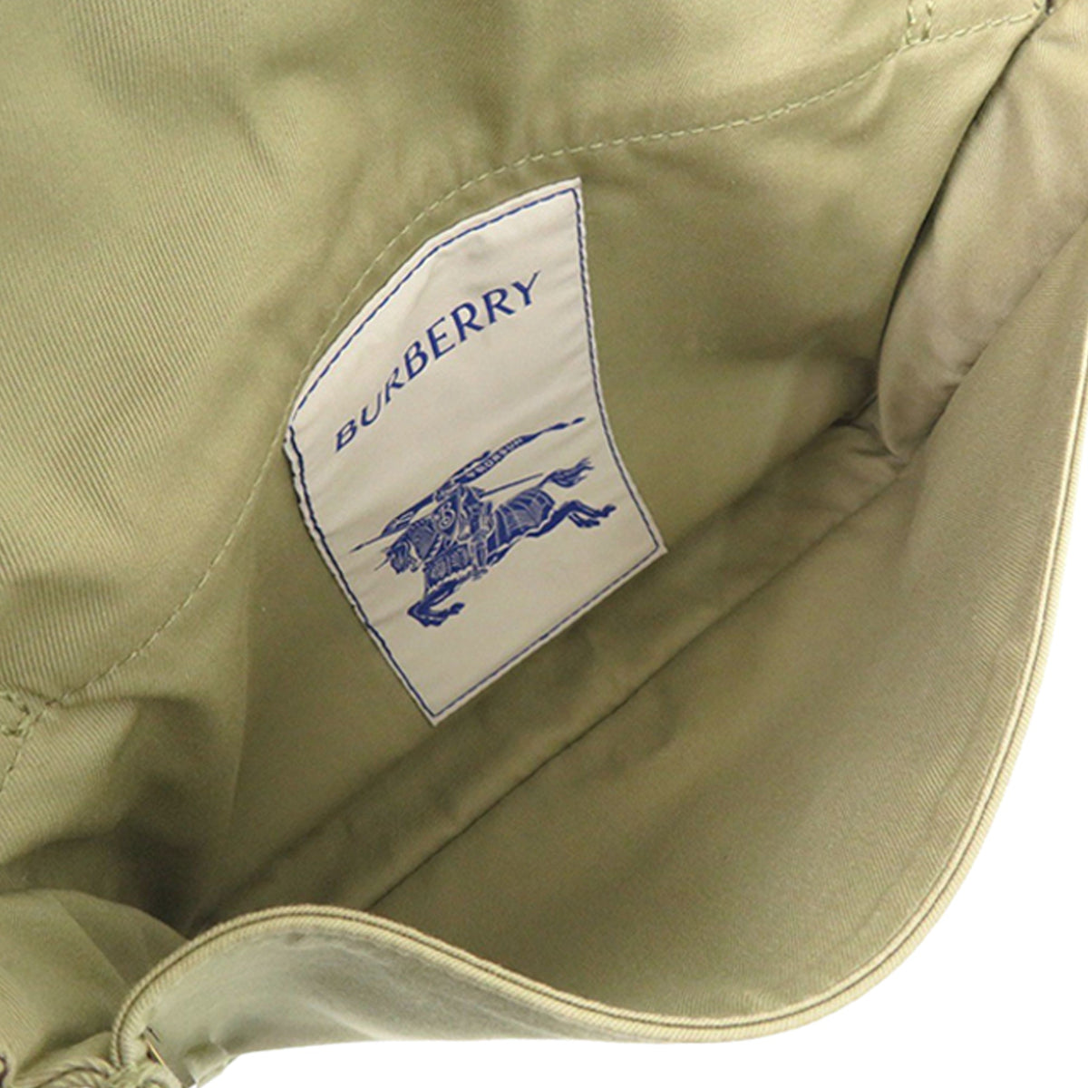 Burberry Canvas Crossbody Bag — Beige