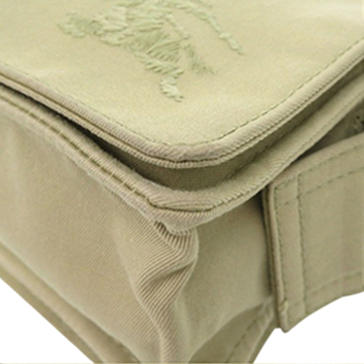 Burberry Canvas Crossbody Bag — Beige