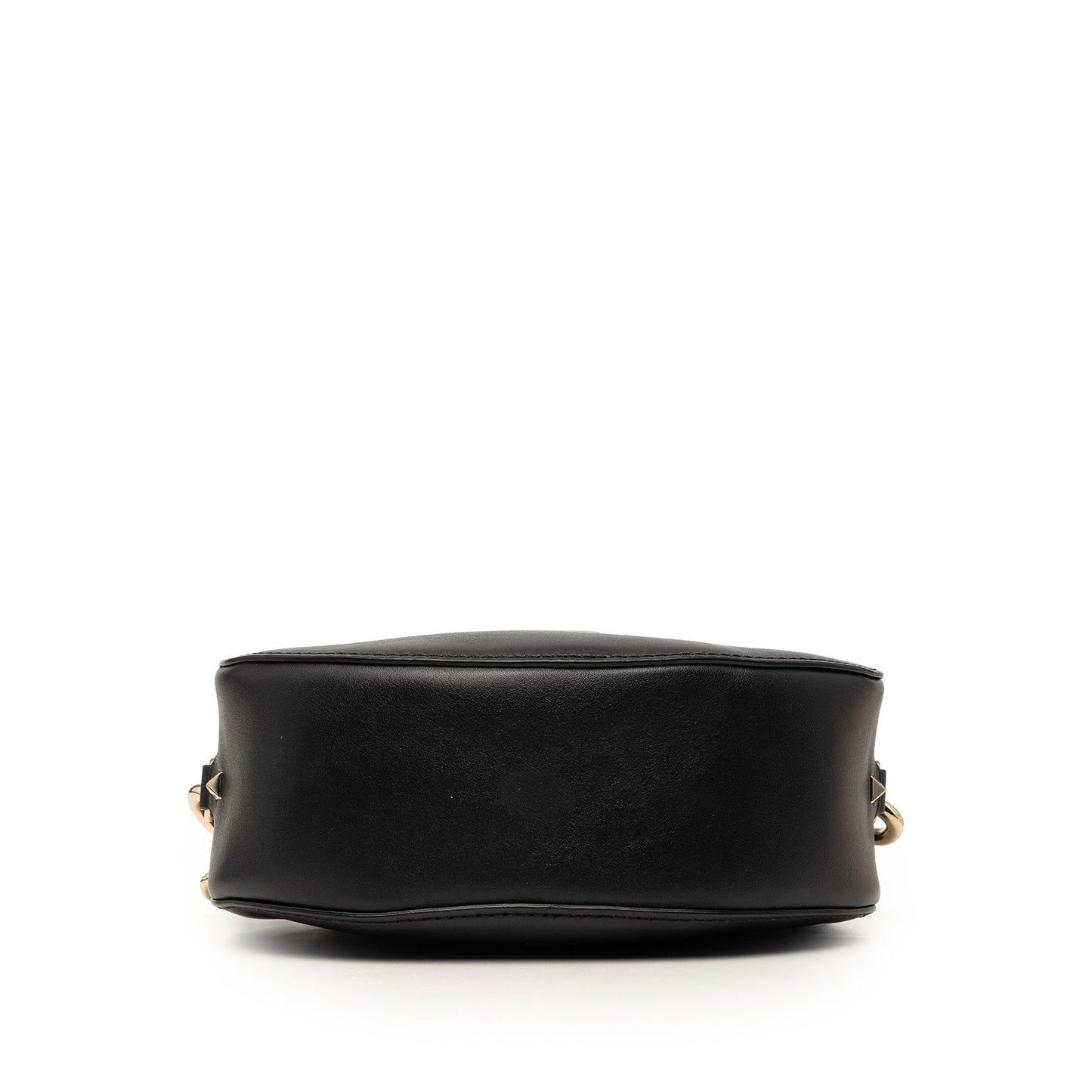 Valentino Calfskin Rockstud VLTN Oval Crossbody