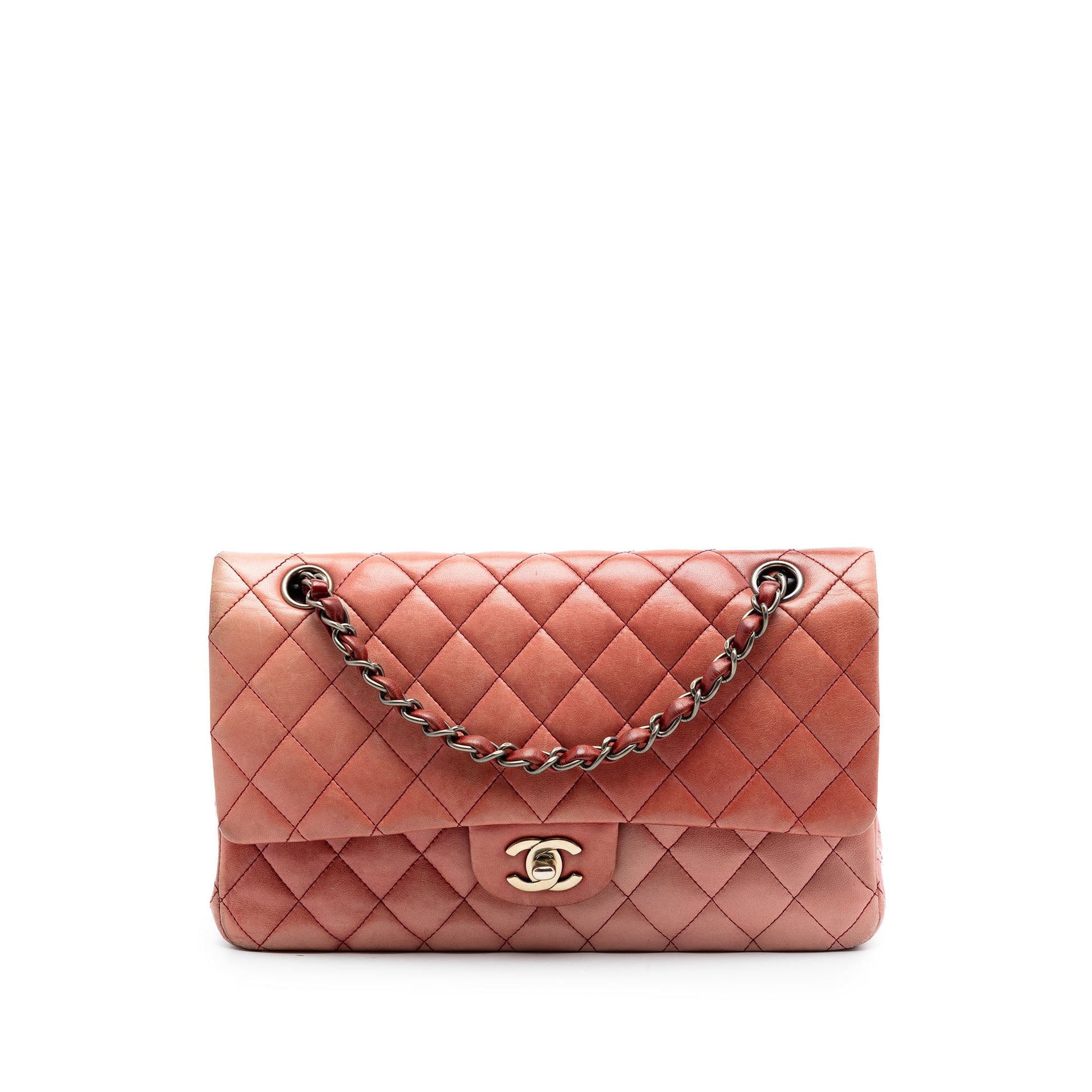 Chanel Medium Classic Lambskin Ombre Double Flap