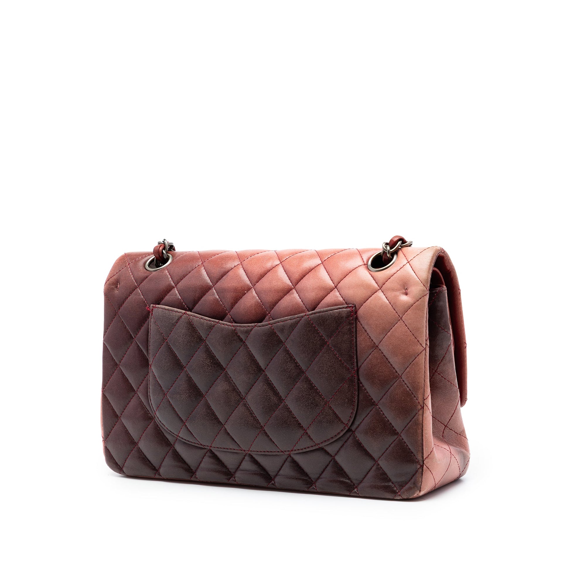Chanel Medium Classic Lambskin Ombre Double Flap