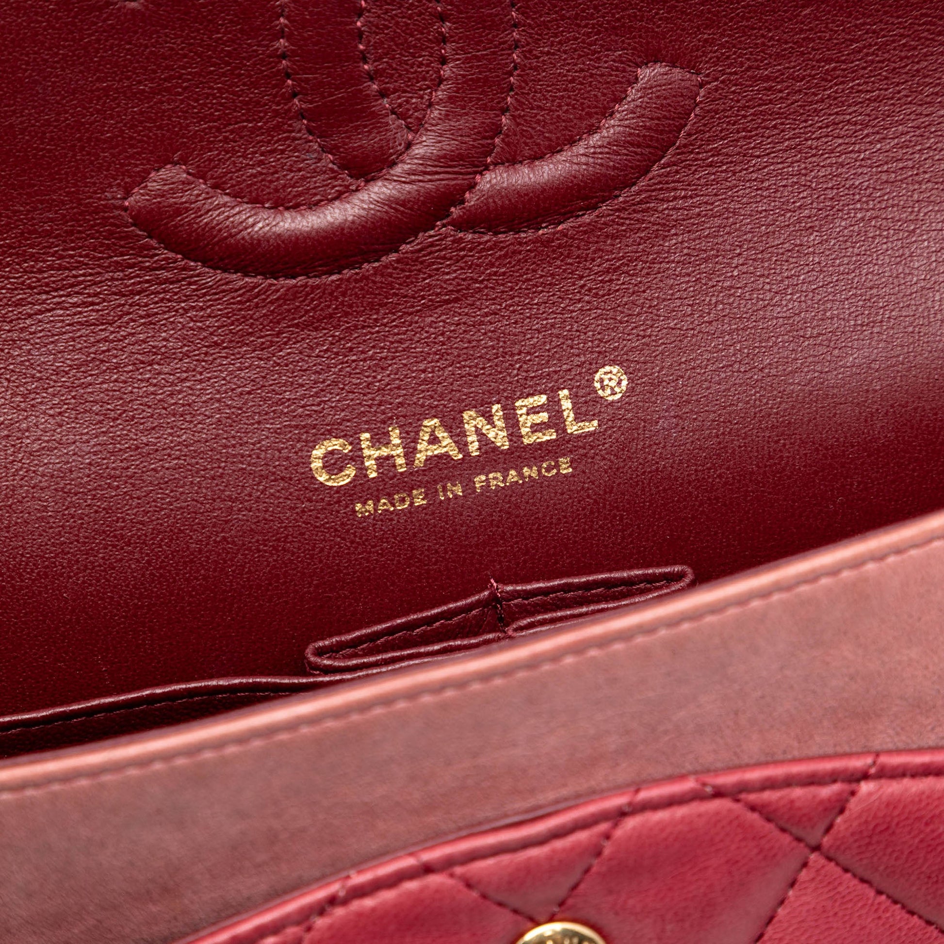Chanel Medium Classic Lambskin Ombre Double Flap