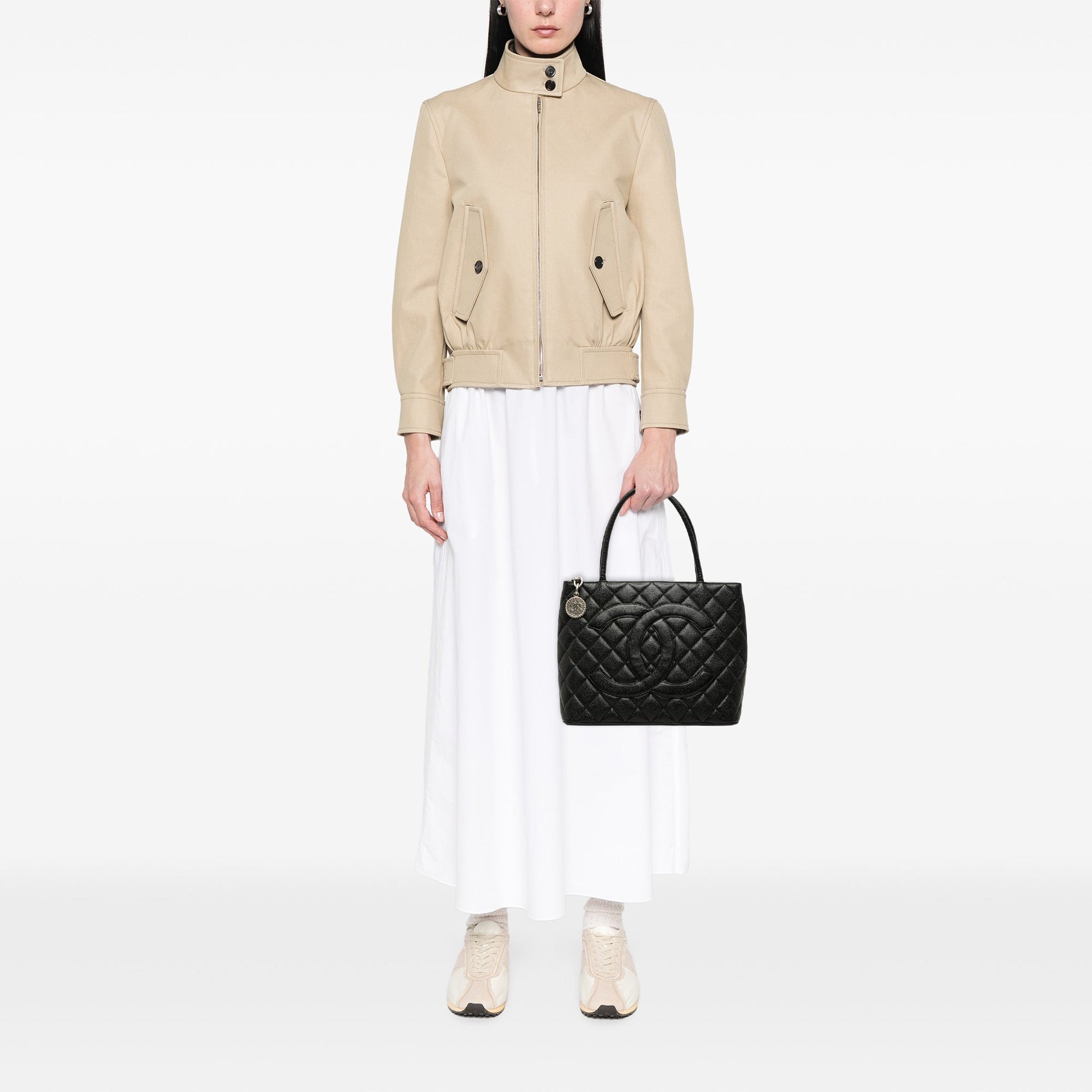 Chanel Caviar Medallion Tote