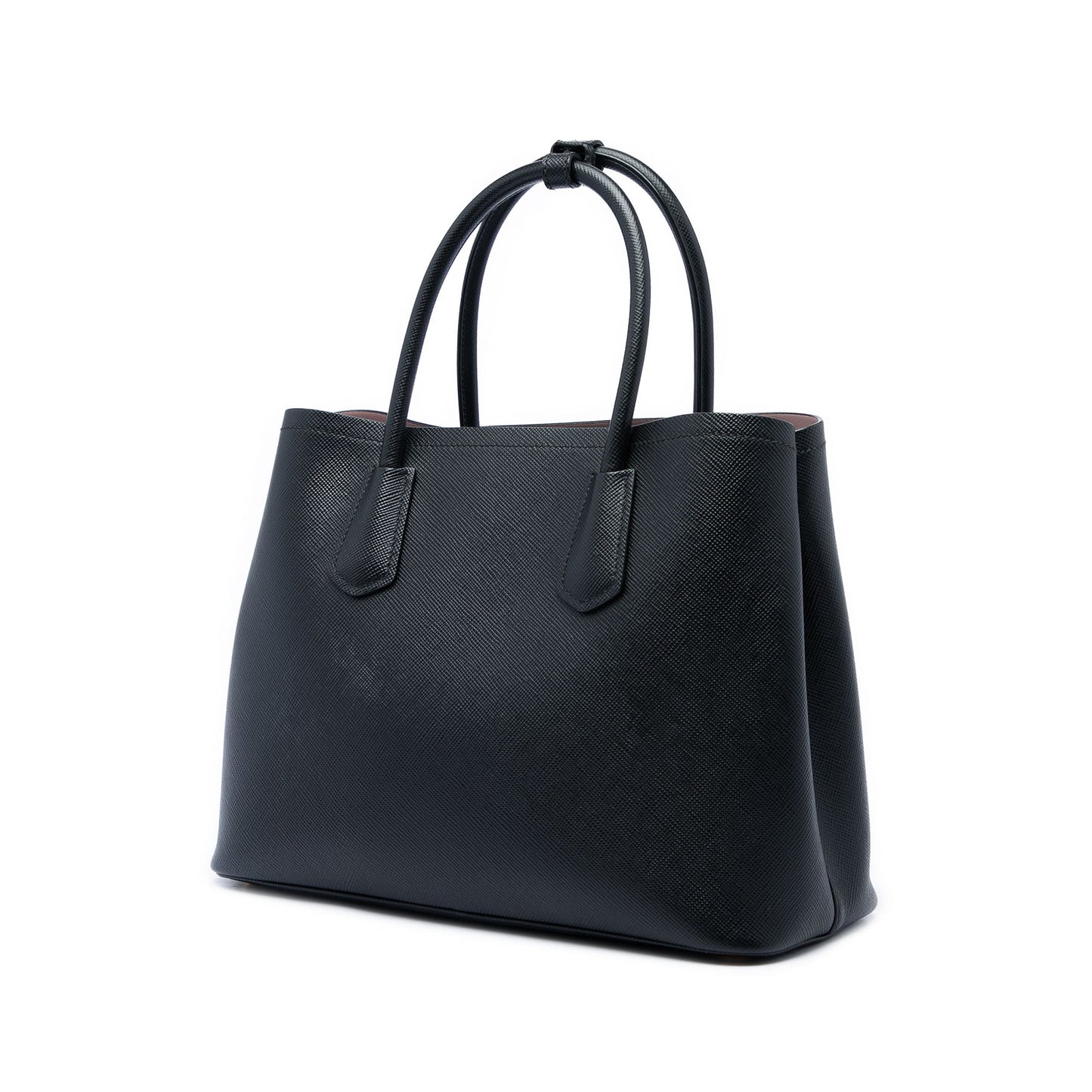 Prada Medium Saffiano Cuir Double Satchel