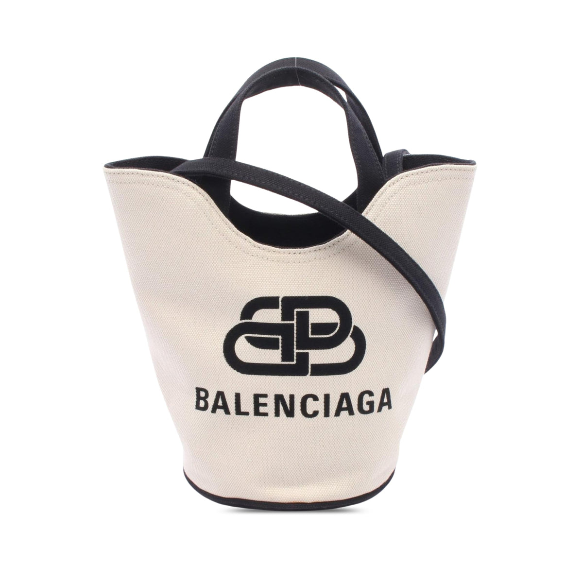 Balenciaga Canvas Wave Tote XS