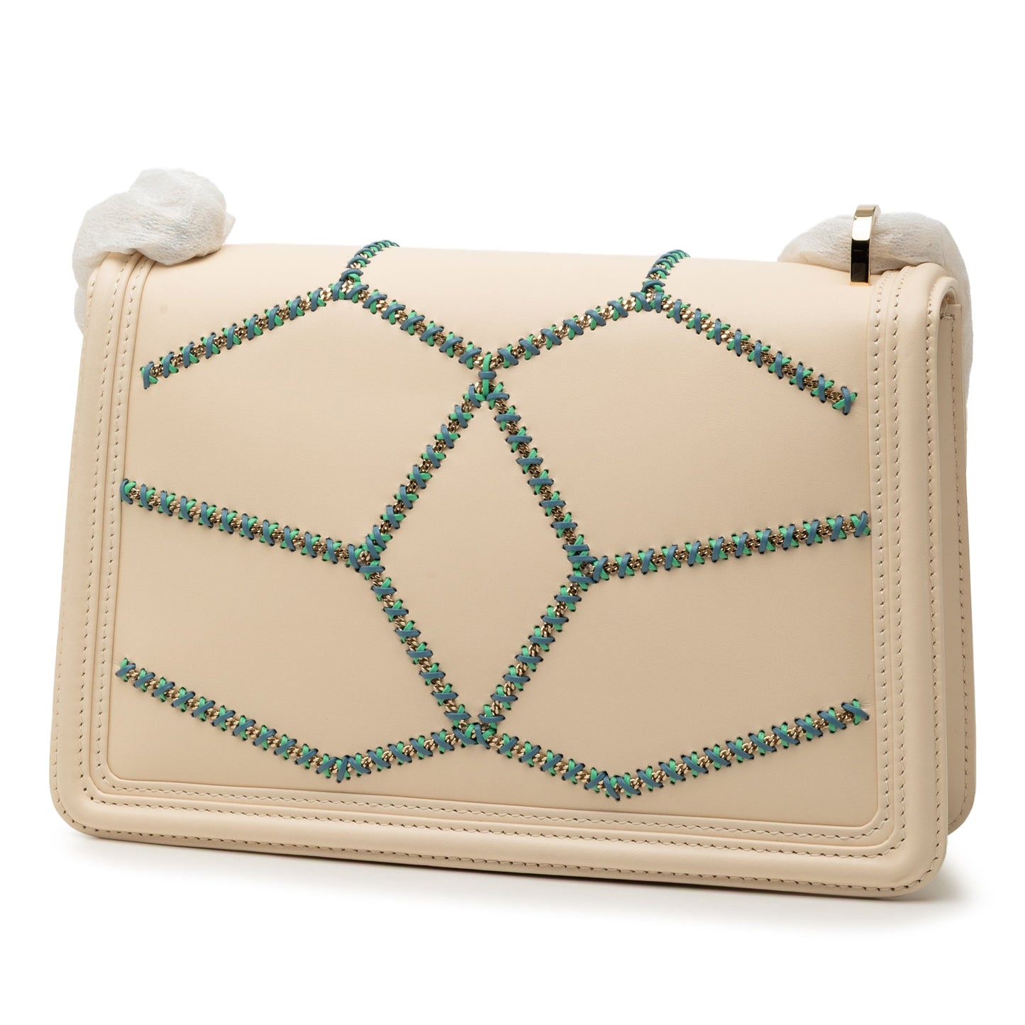 Bvlgari Leather Serpenti Forever Whipstitched Shoulder Bag