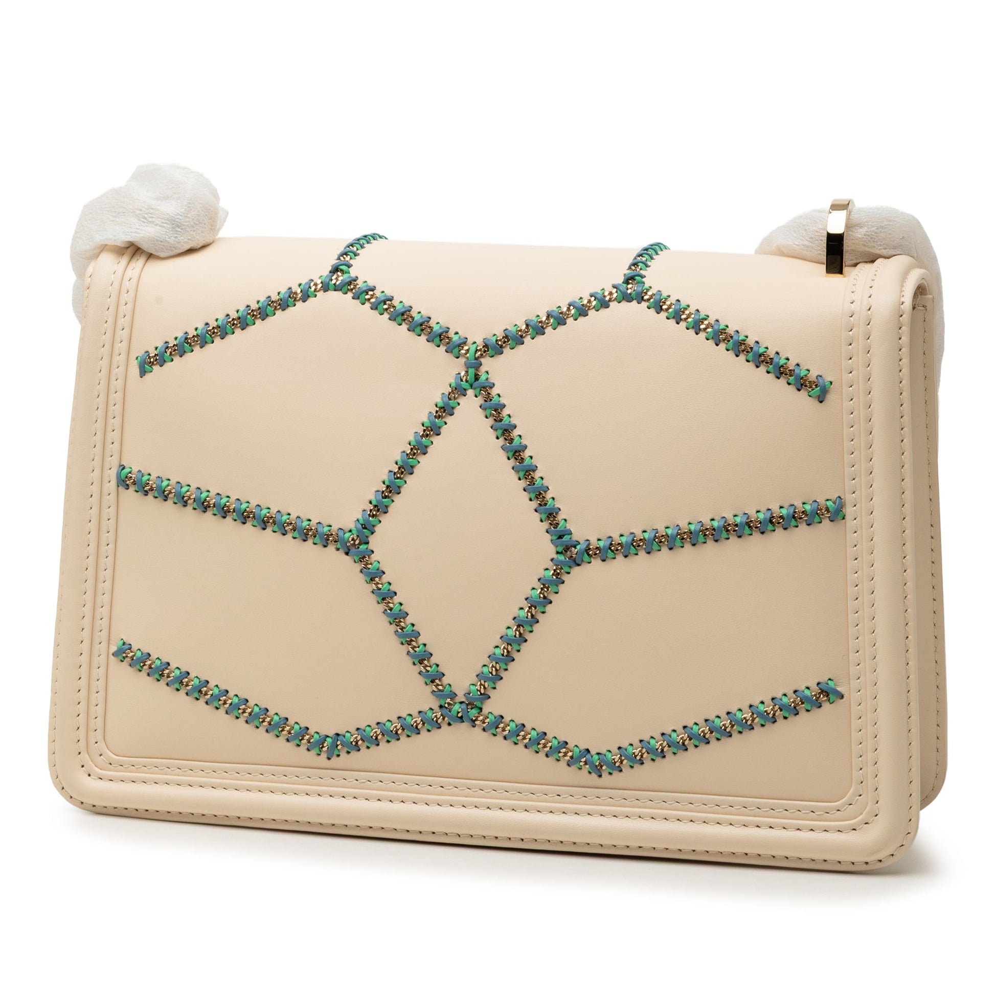 Bvlgari Leather Serpenti Forever Whipstitched Shoulder Bag
