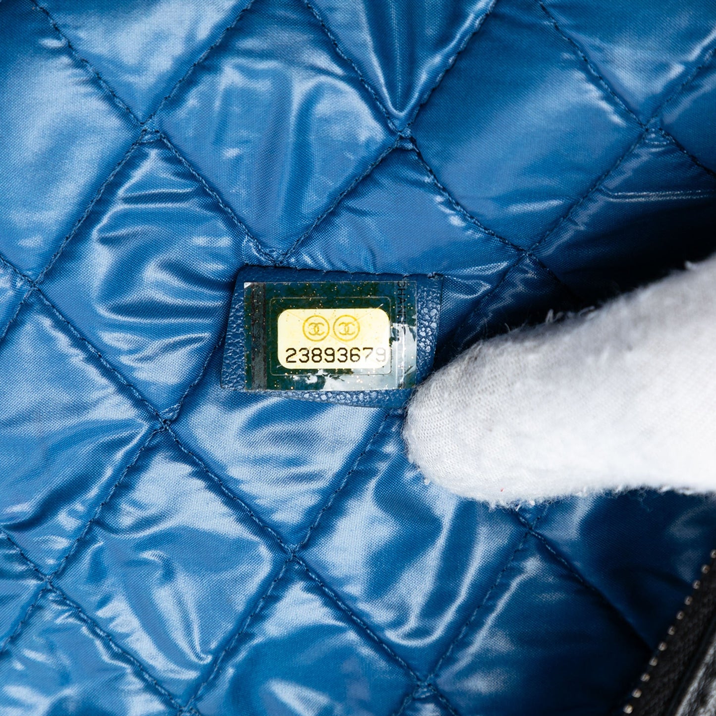 Chanel Medium Bicolor Quilted Sheepskin Mademoiselle O Case Clutch
