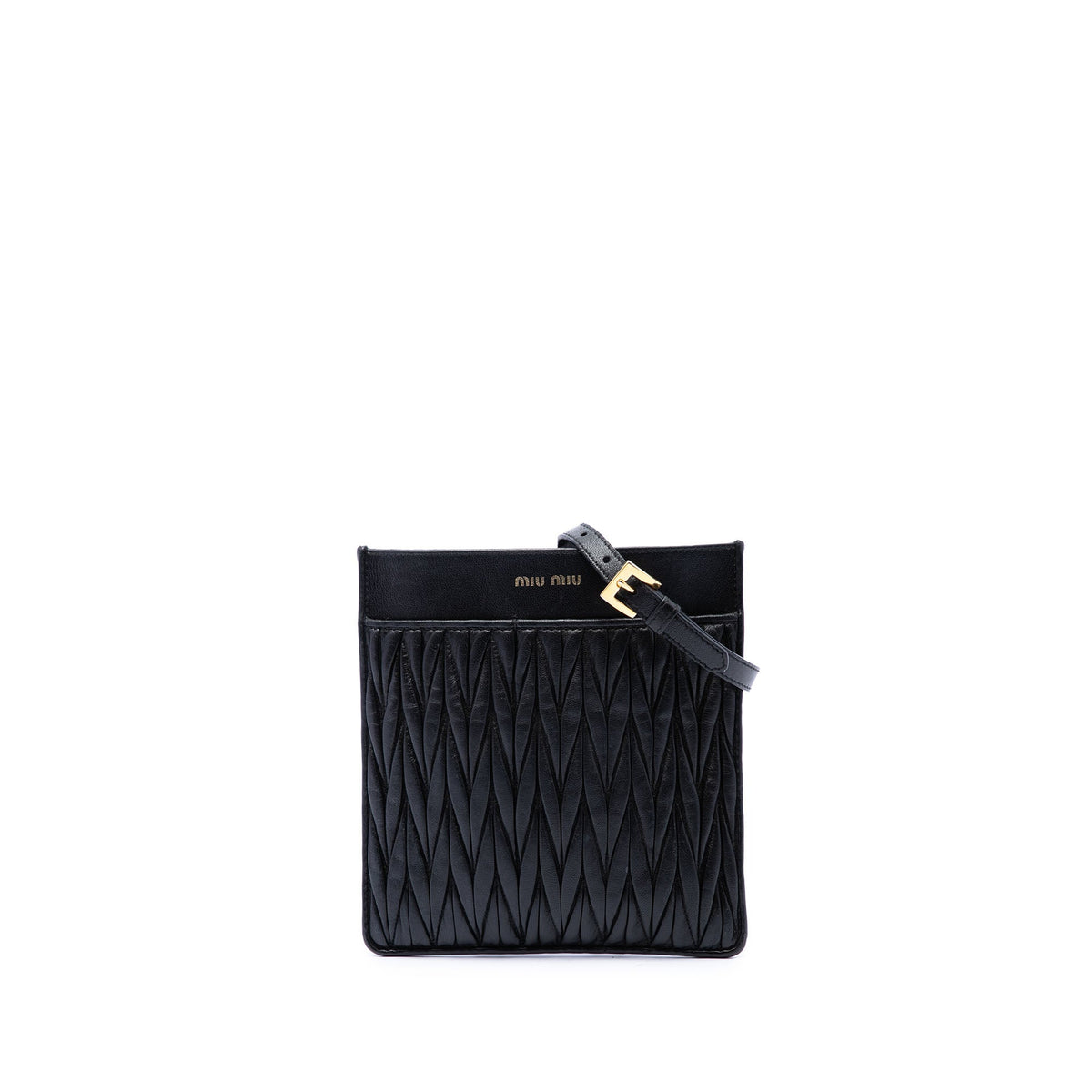 Miu Miu Nappa Matelasse Crossbody