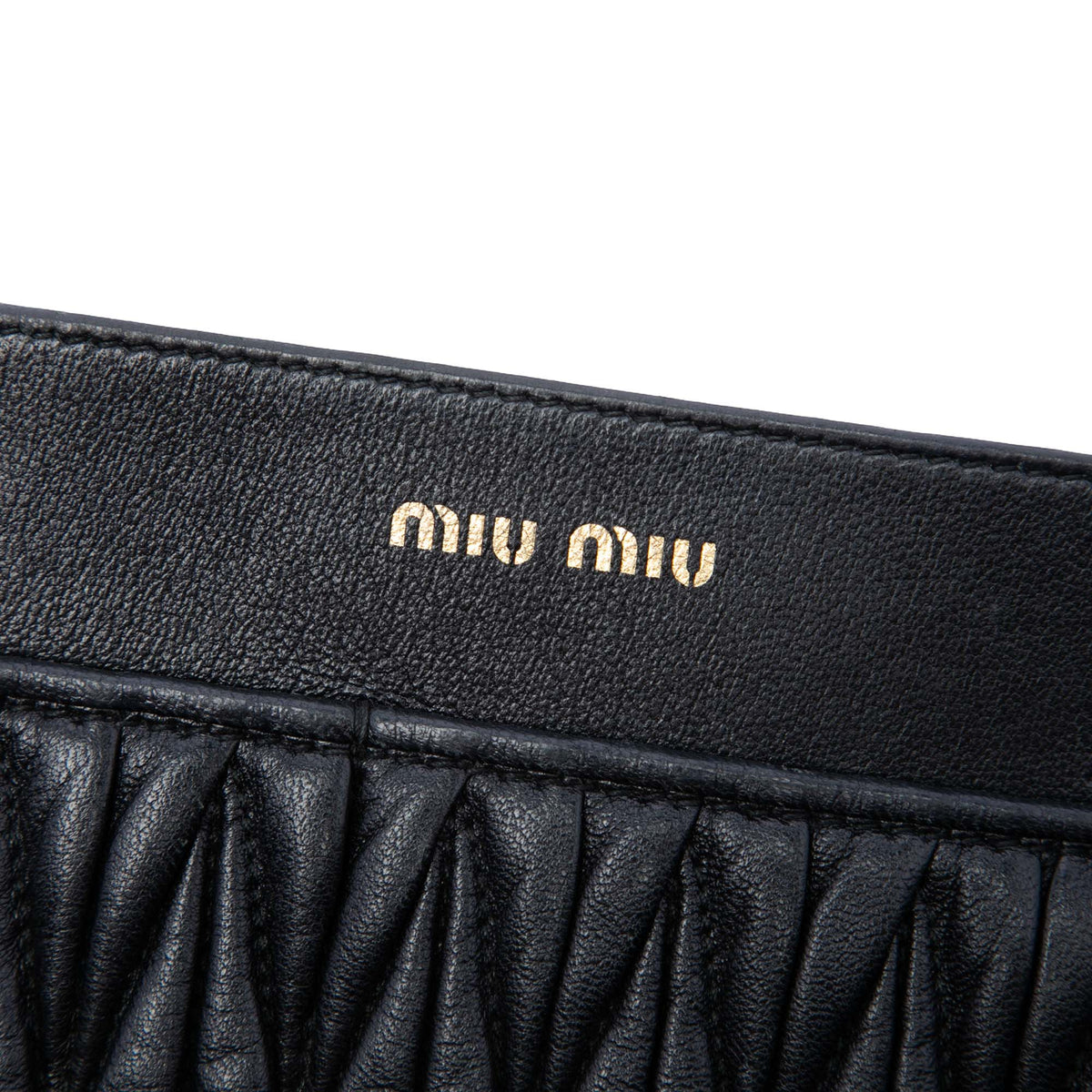 Miu Miu Nappa Matelasse Crossbody