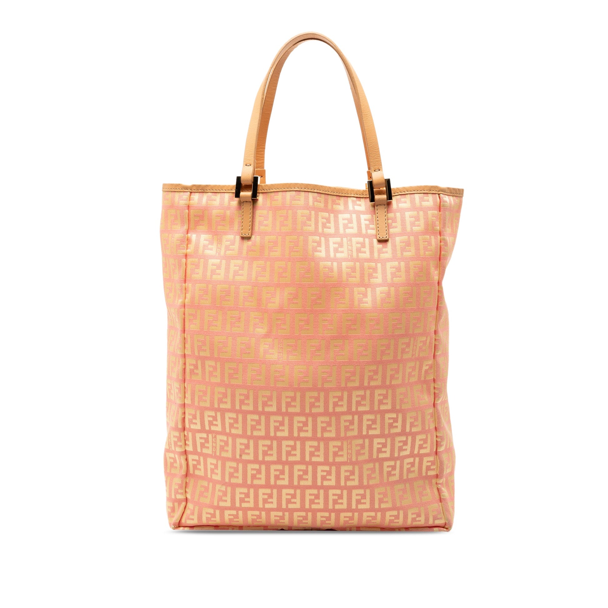 Fendi Zucchino Canvas Vertical Tote