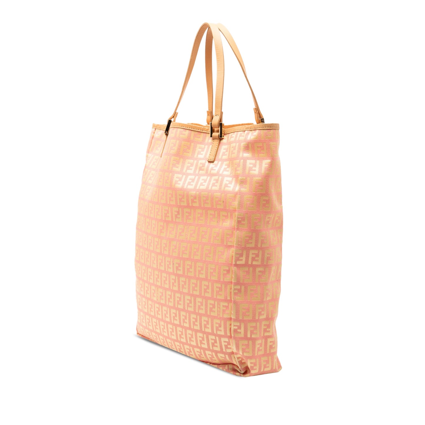 Fendi Zucchino Canvas Vertical Tote