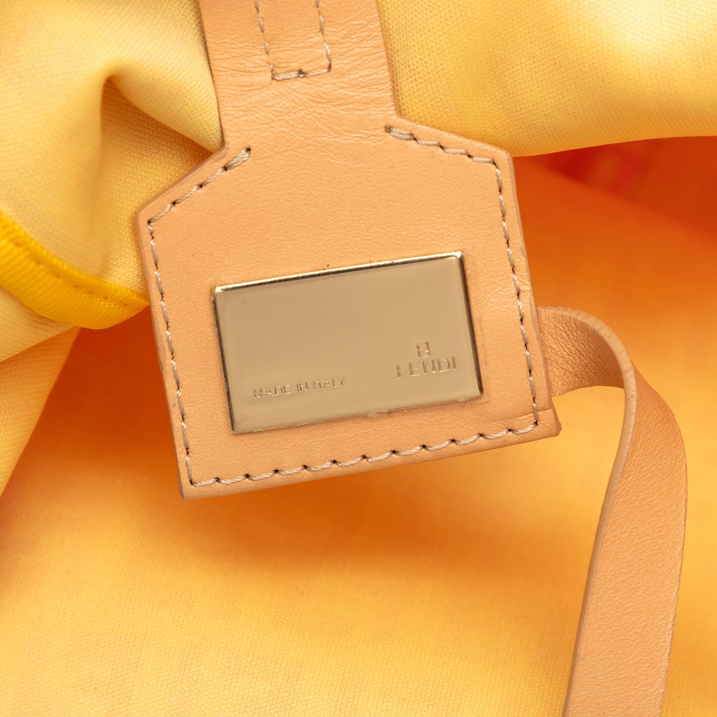 Fendi Zucchino Canvas Vertical Tote