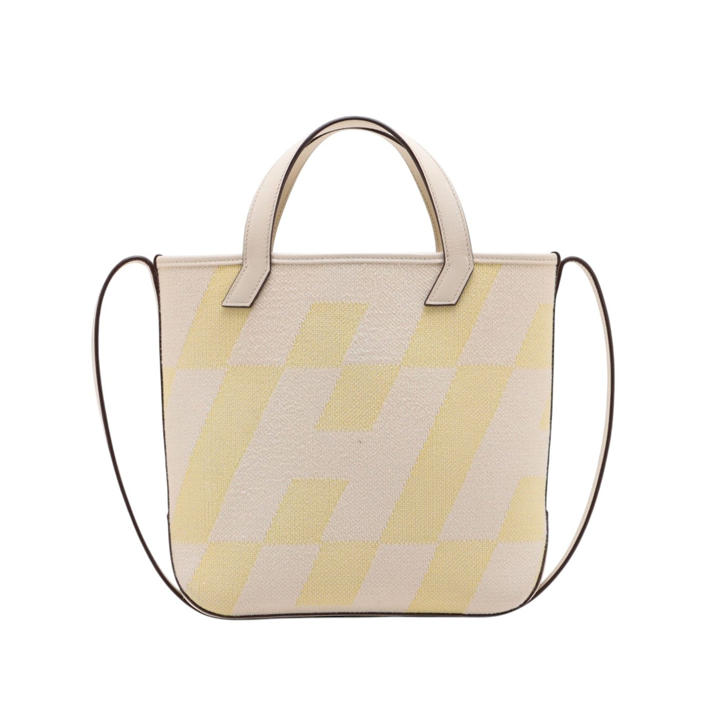 Hermès Toile and Swift Cabas H en Biais 27