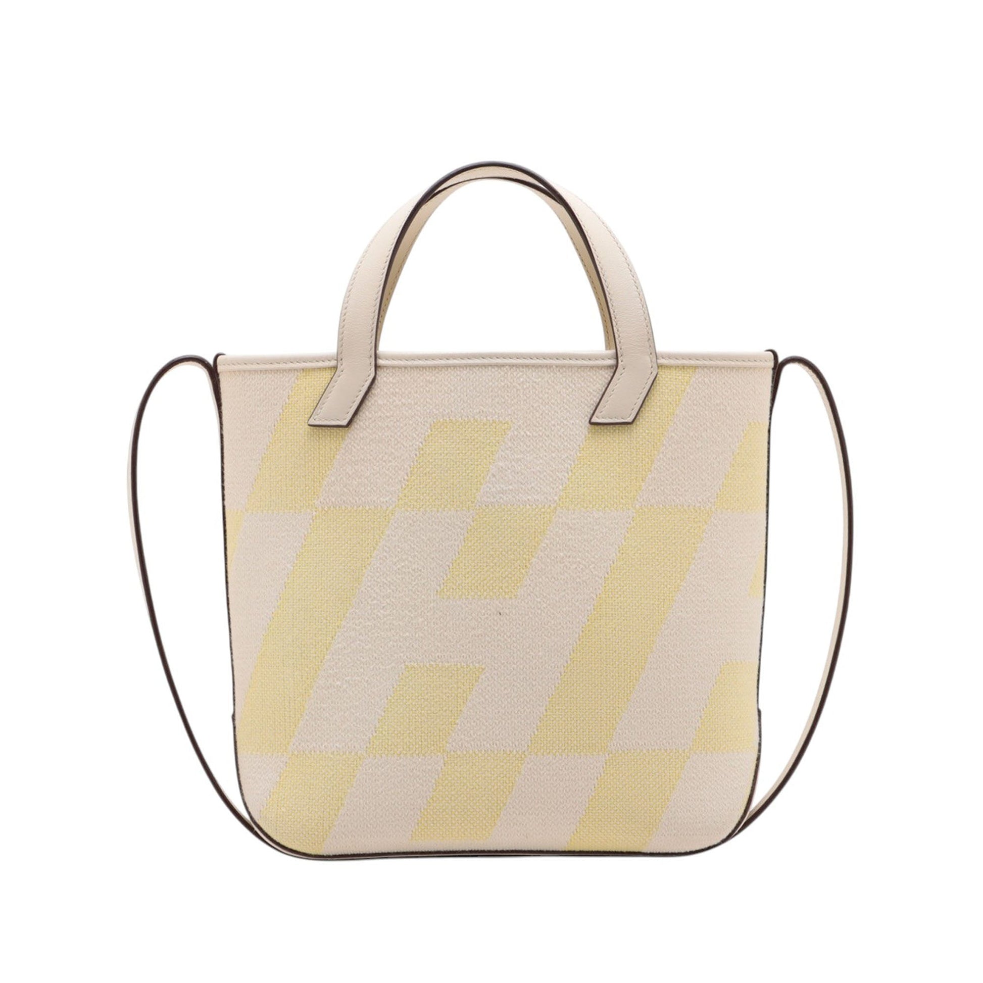 Hermès Toile and Swift Cabas H en Biais 27