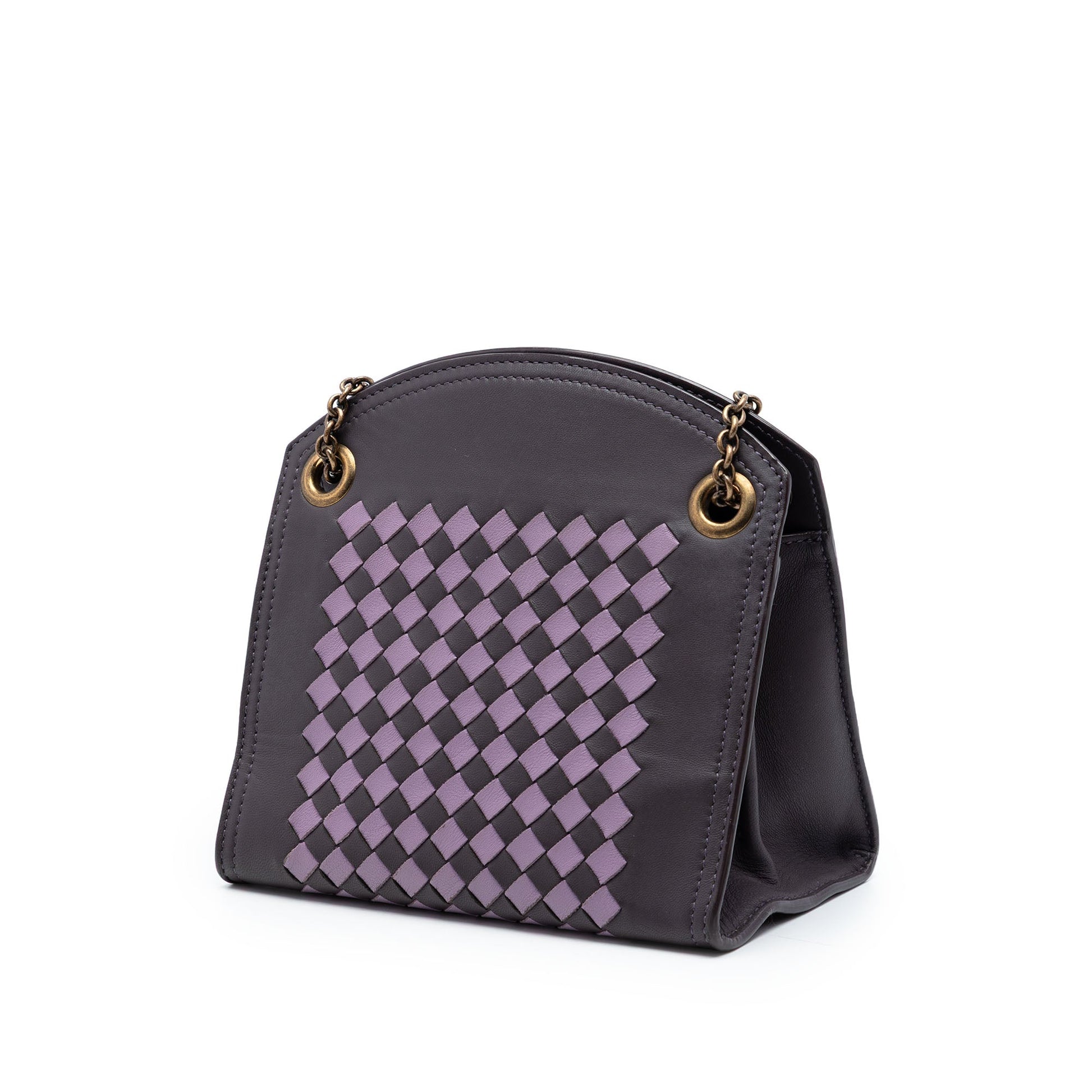 Bottega Veneta Nappa Intrecciato Chain Wallet
