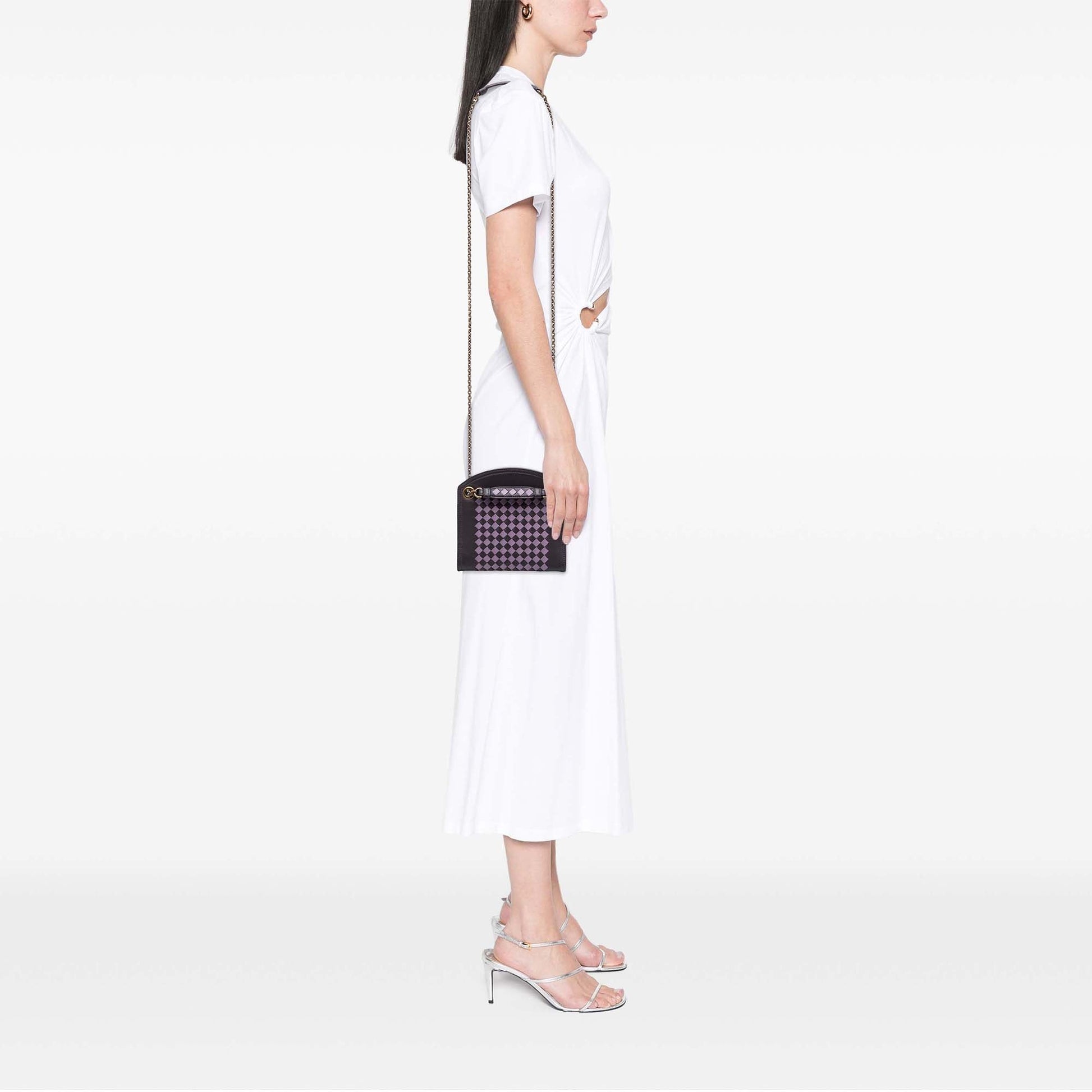 Bottega Veneta Nappa Intrecciato Chain Wallet