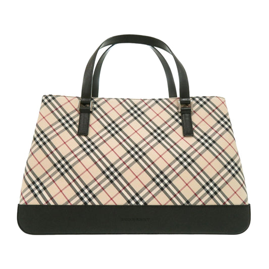 Burberry Nova Check Canvas Tote